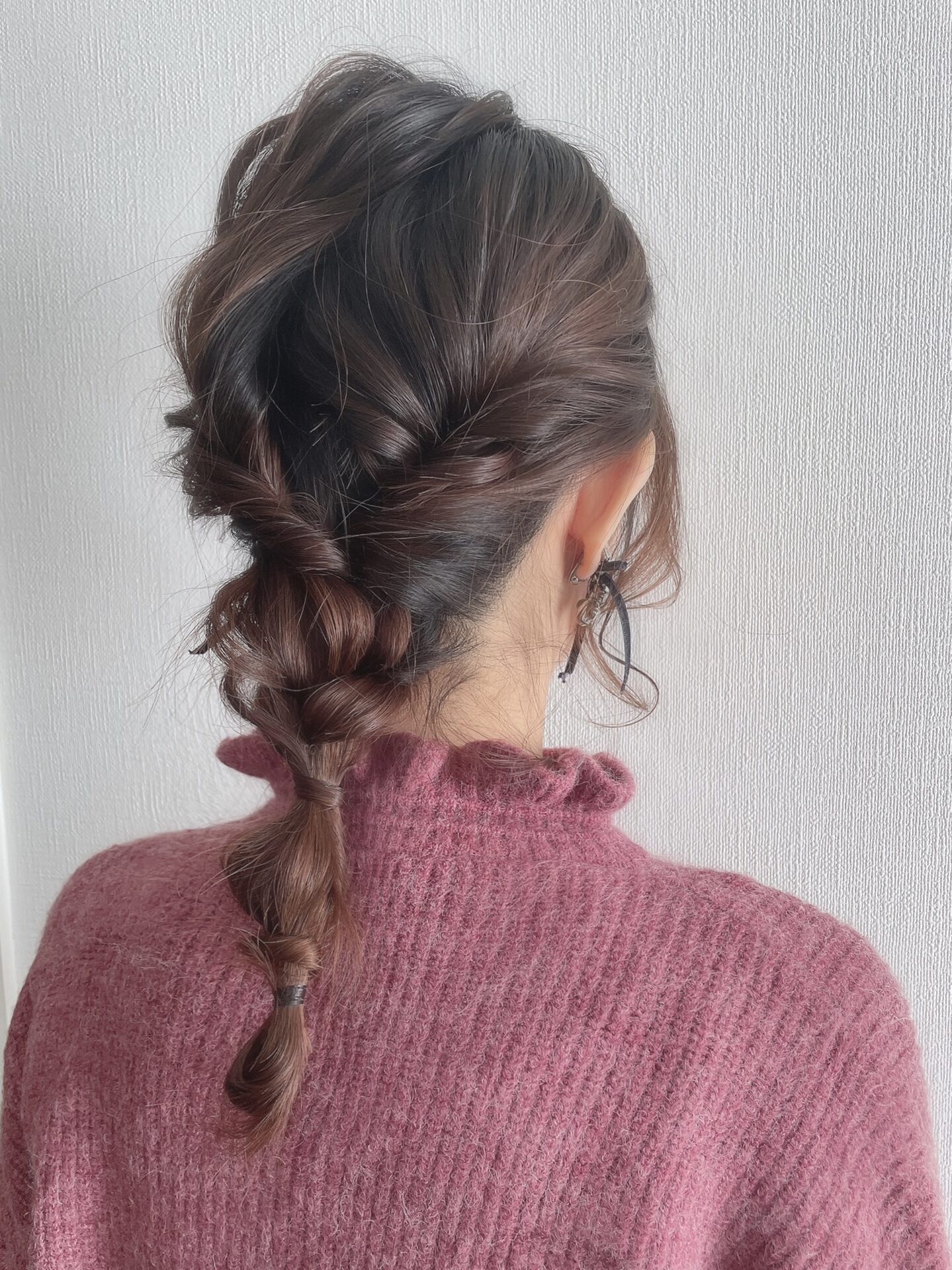 お友達をヘアアレンジしてお食事へ行きました♪^ ^