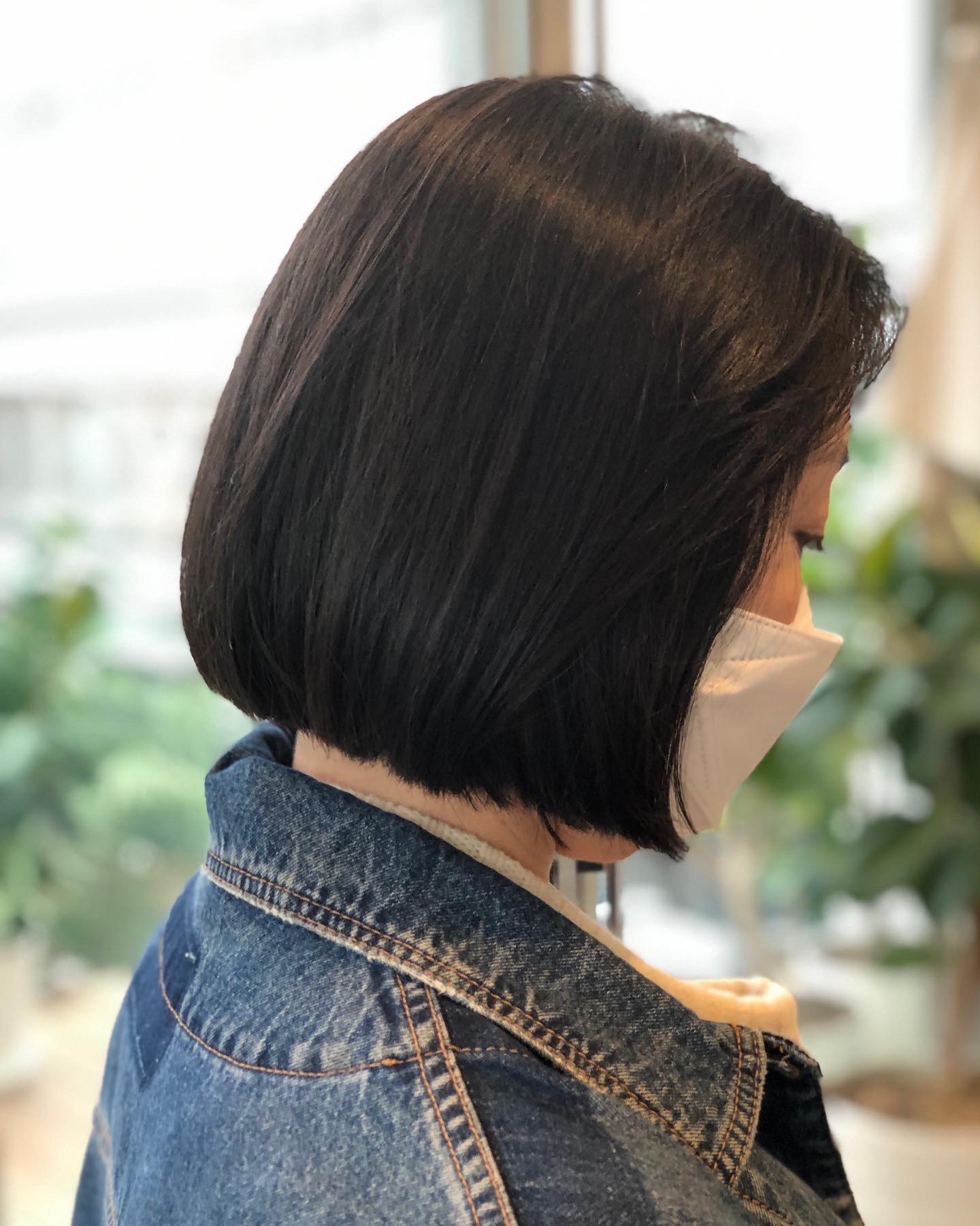 バッサリカットもスッキリボブで長持ちカット
