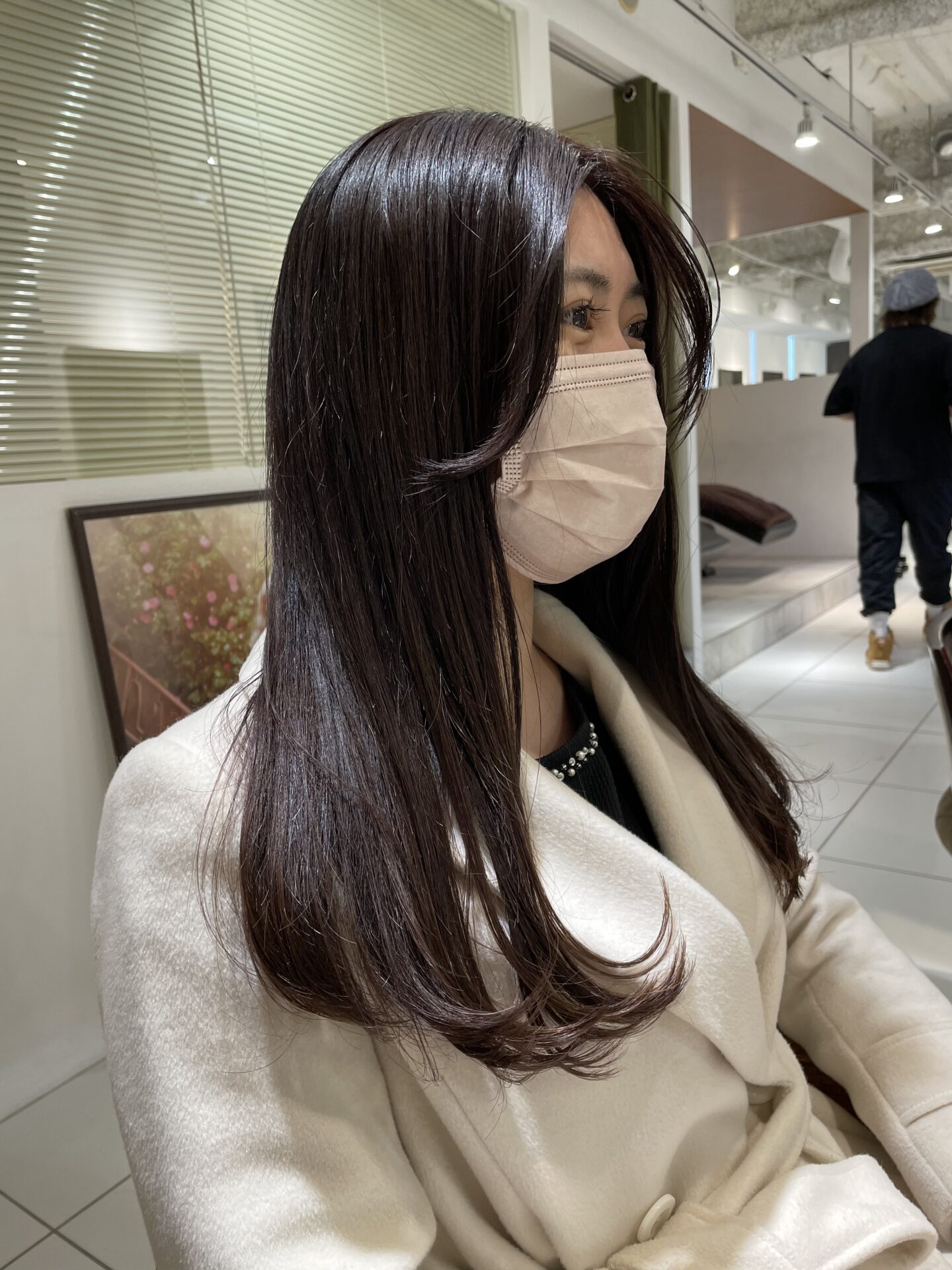 柔らかい雰囲気になれちゃう！バイオレットカラー/ビフォーアフター