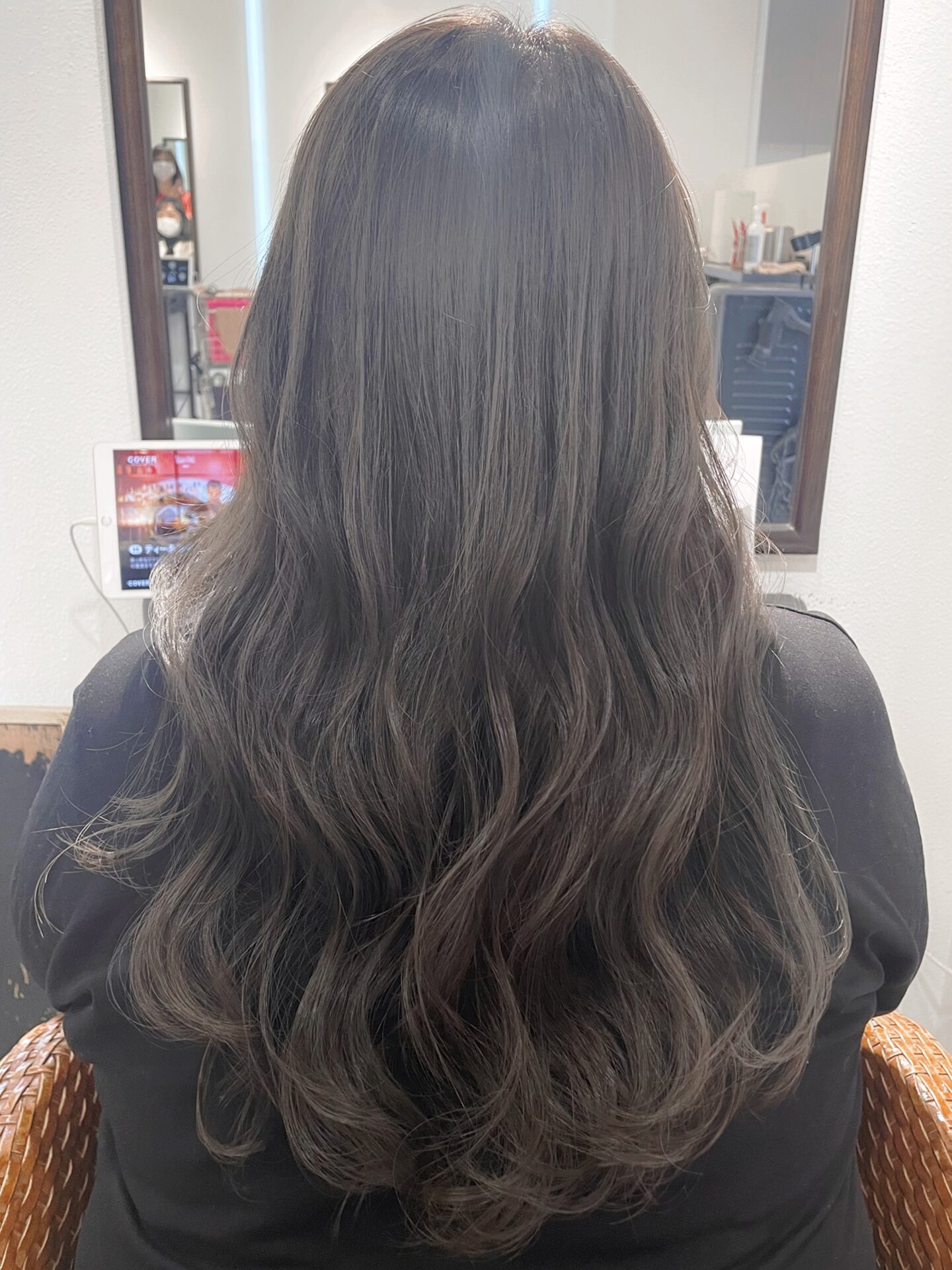 透け感アッシュグレージュで２ヶ月まるっと楽しめます♪^ ^