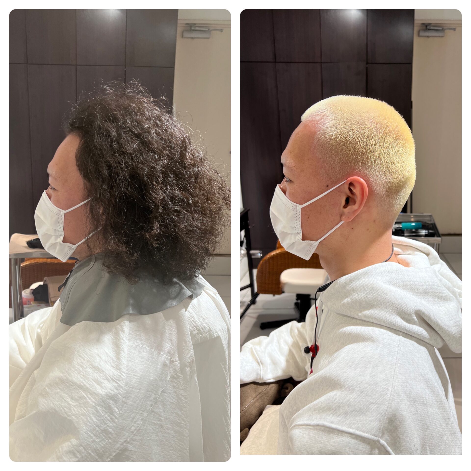 メンズにオススメ金髪坊主！