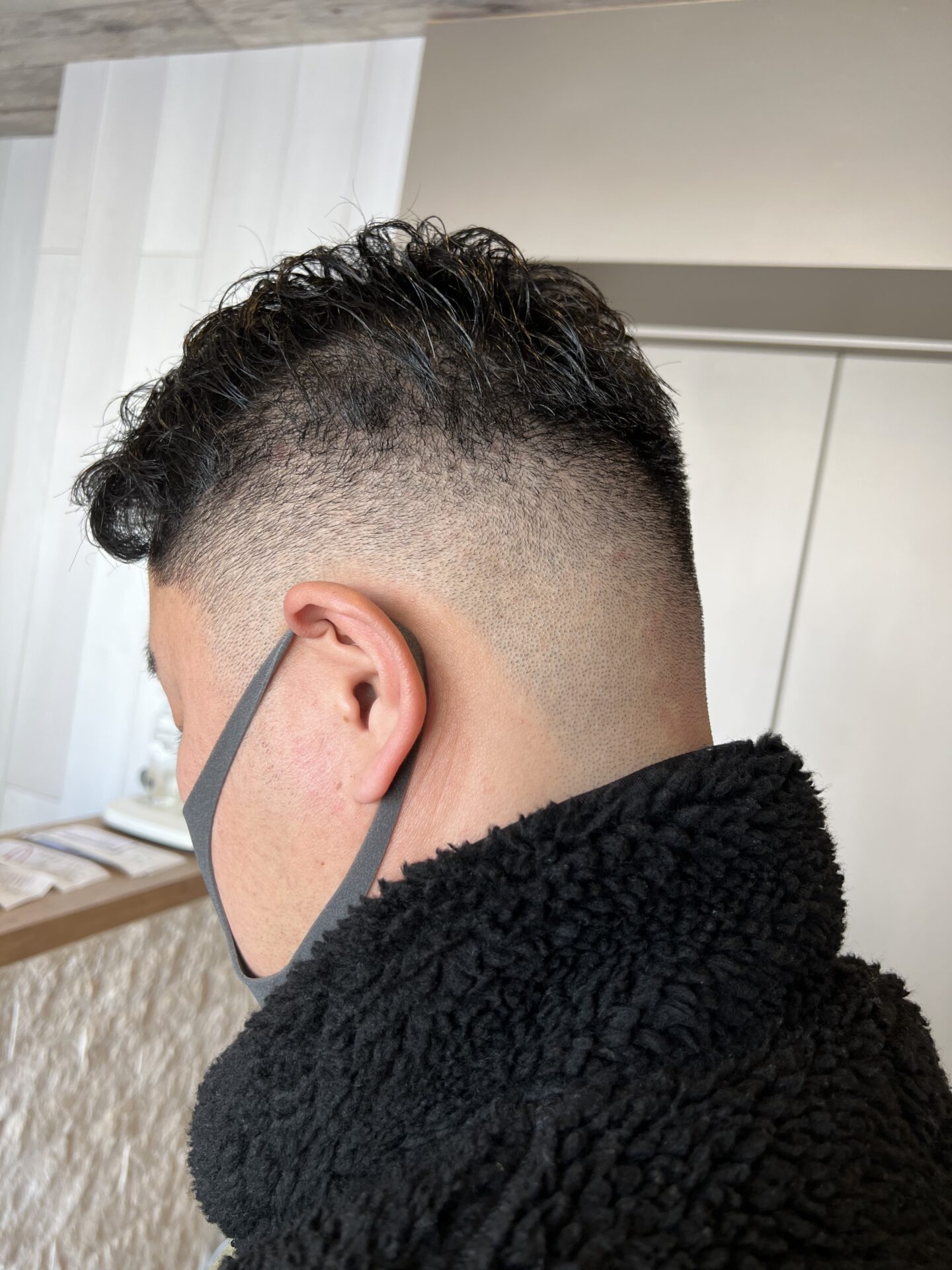 刈り上げてスッキリ♪