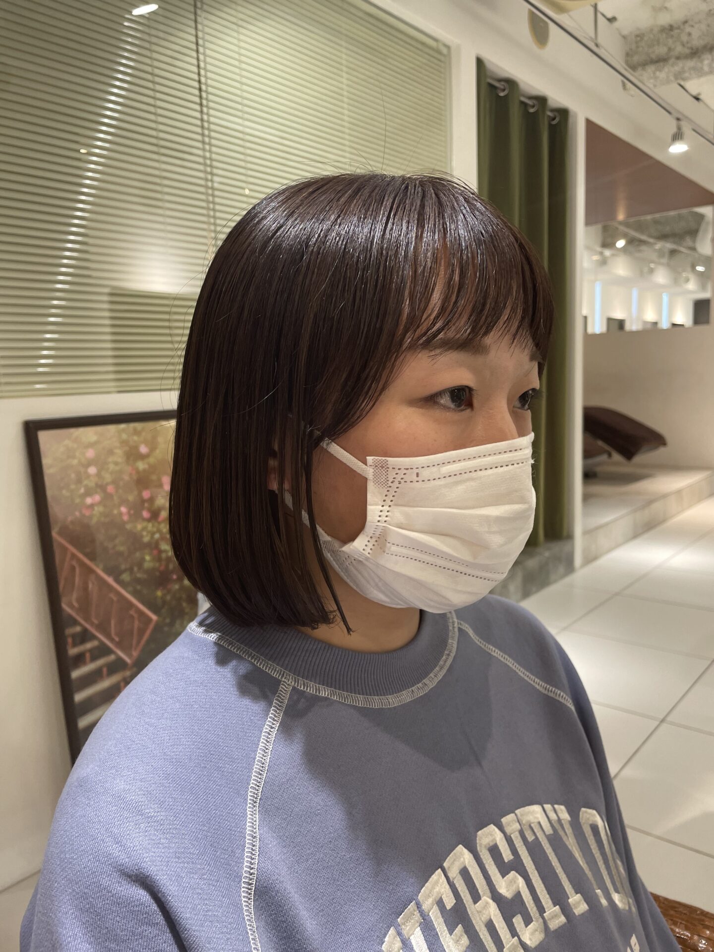 春は髪の長さを変えてイメチェン！