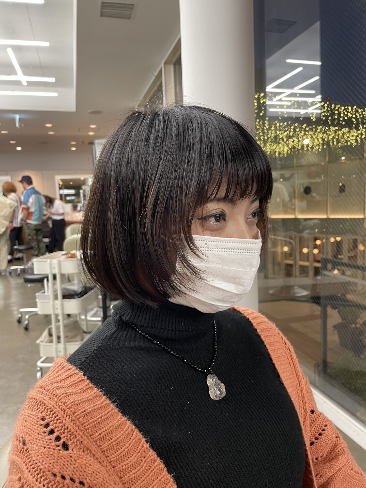 小顔マッシュ•̆₃•̑