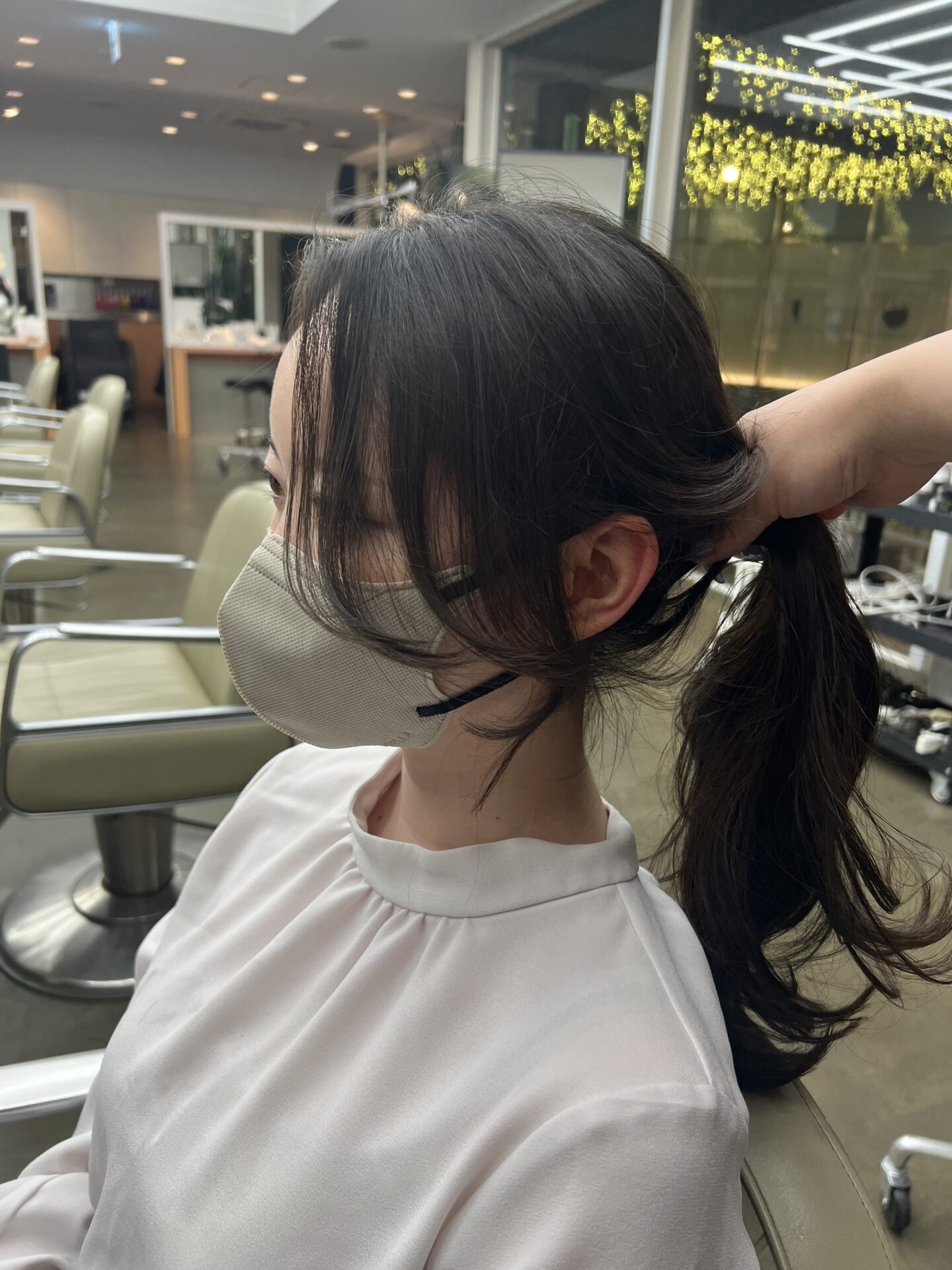 結んだ時も可愛く！