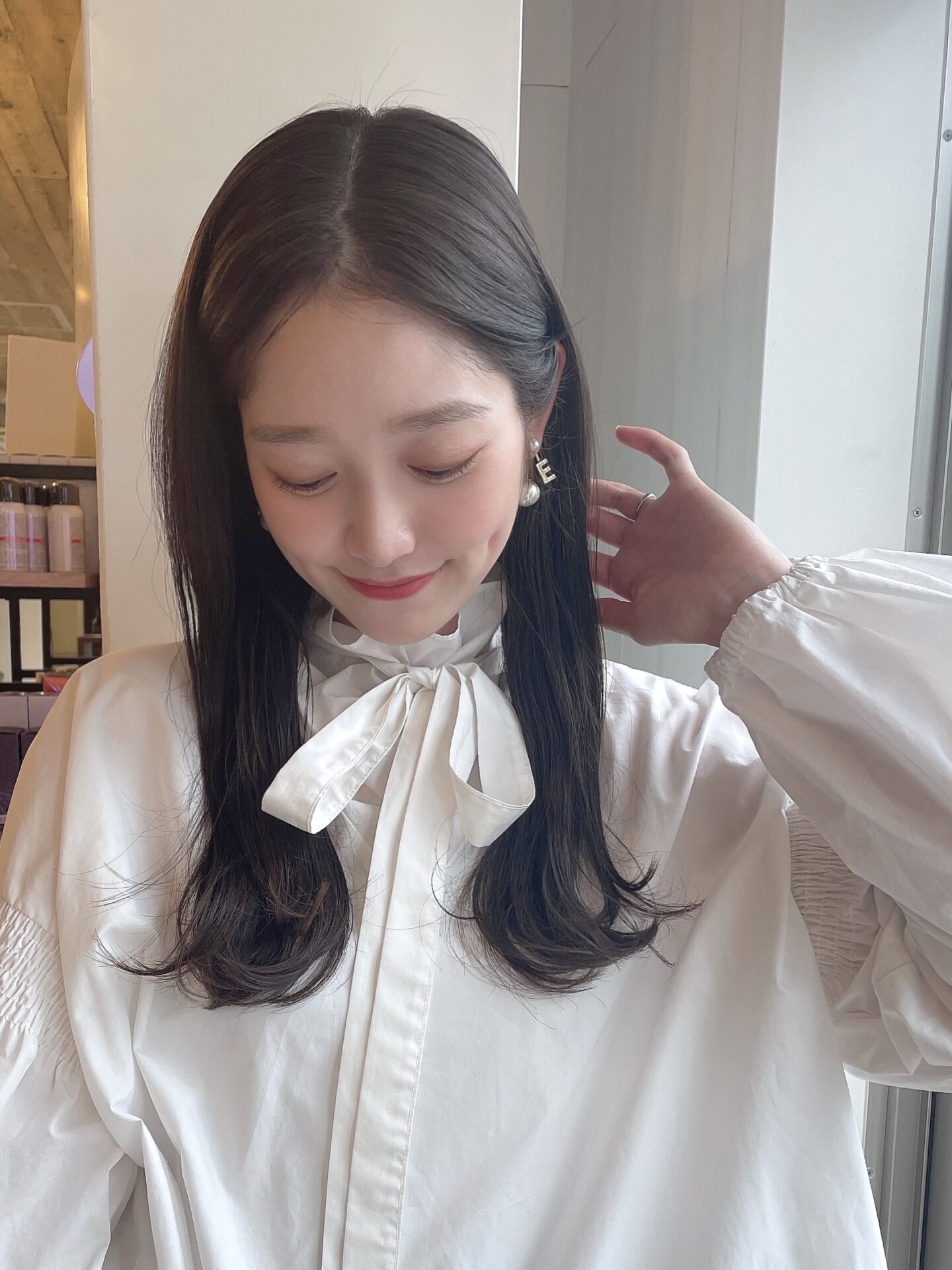 涼しげでお上品♪アッシュオリーブなグレージュ☆^ ^