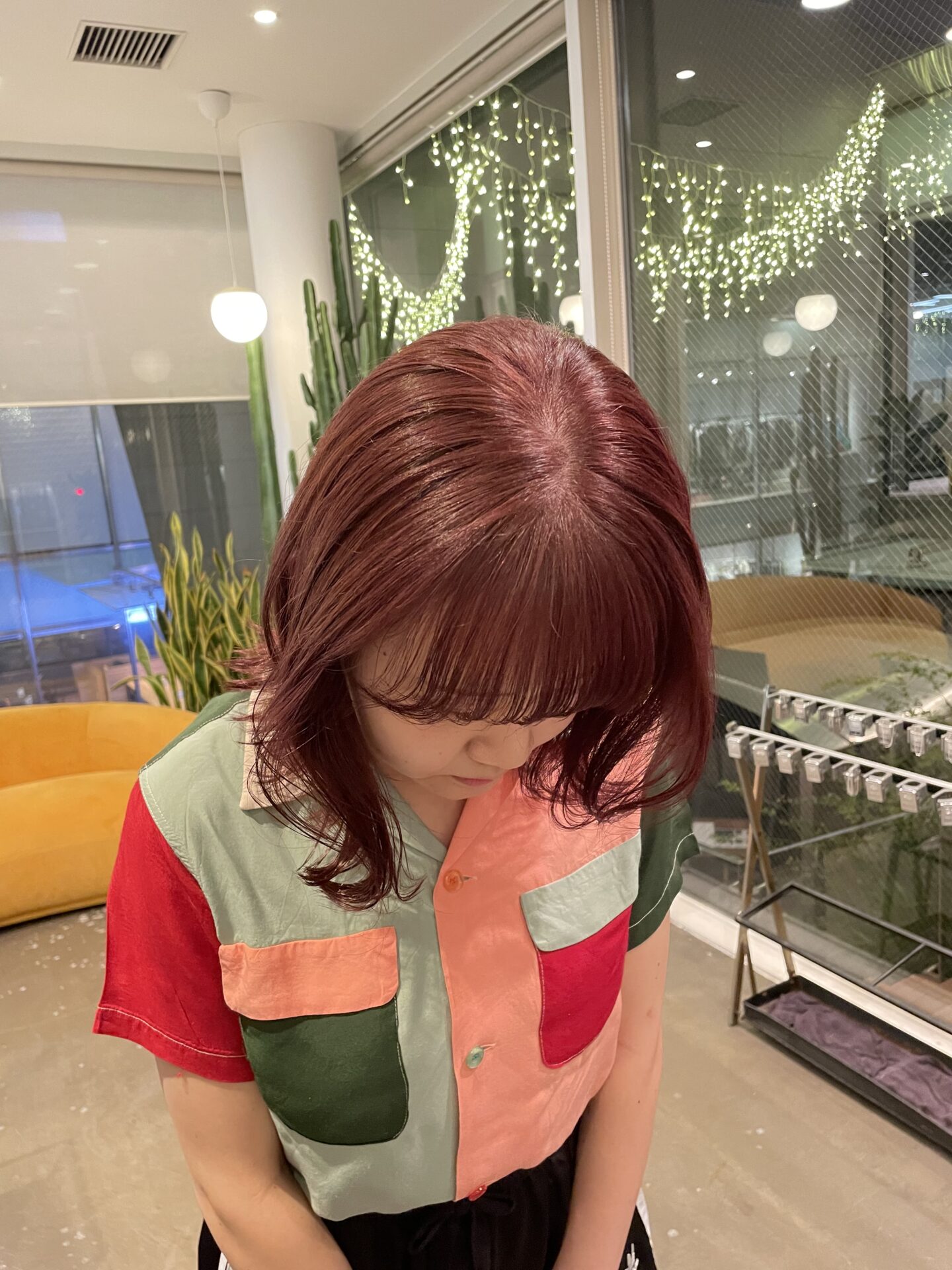 ブリーチなしで明るく！！