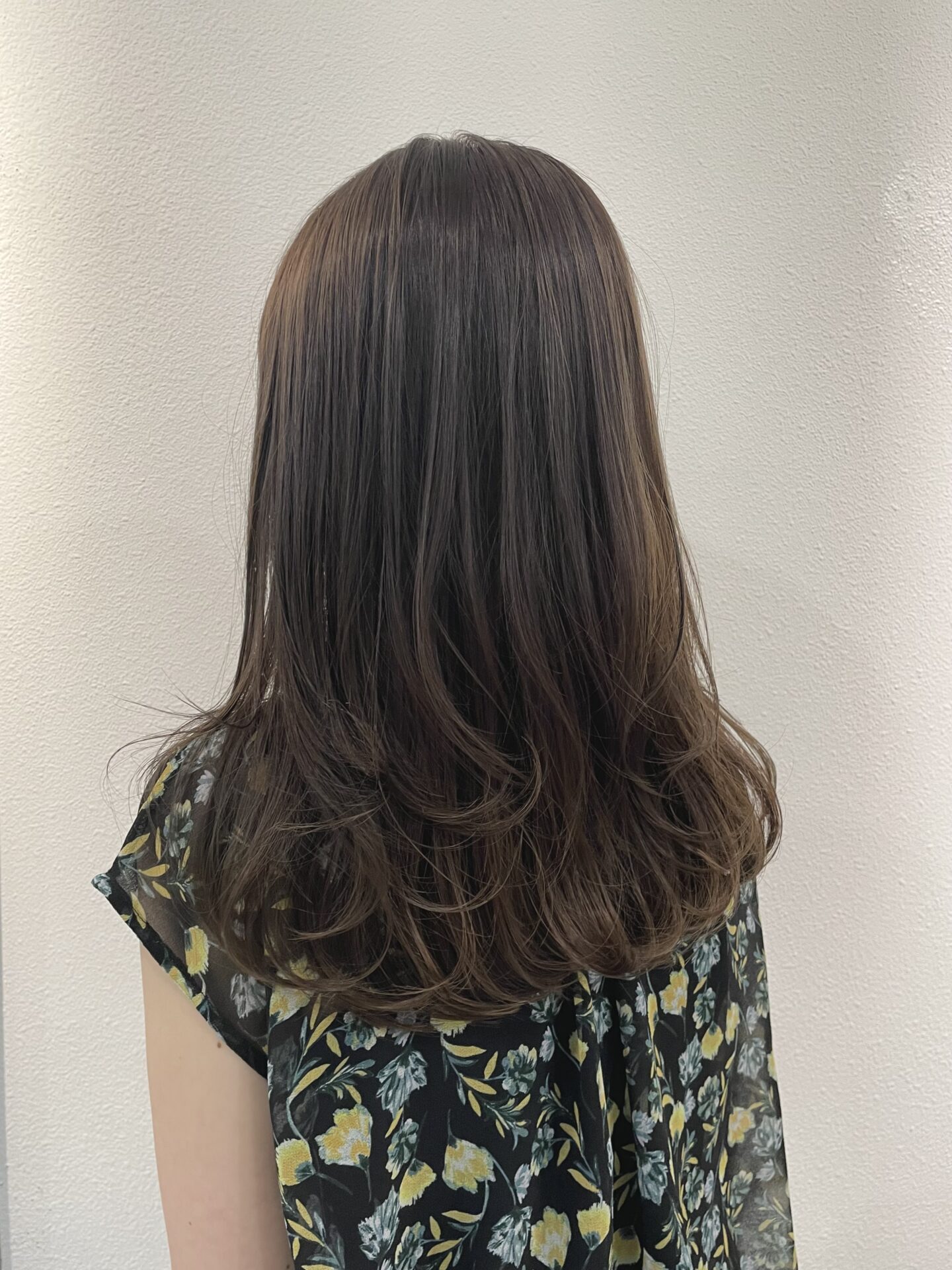 ラベンダーグレージュ　before after