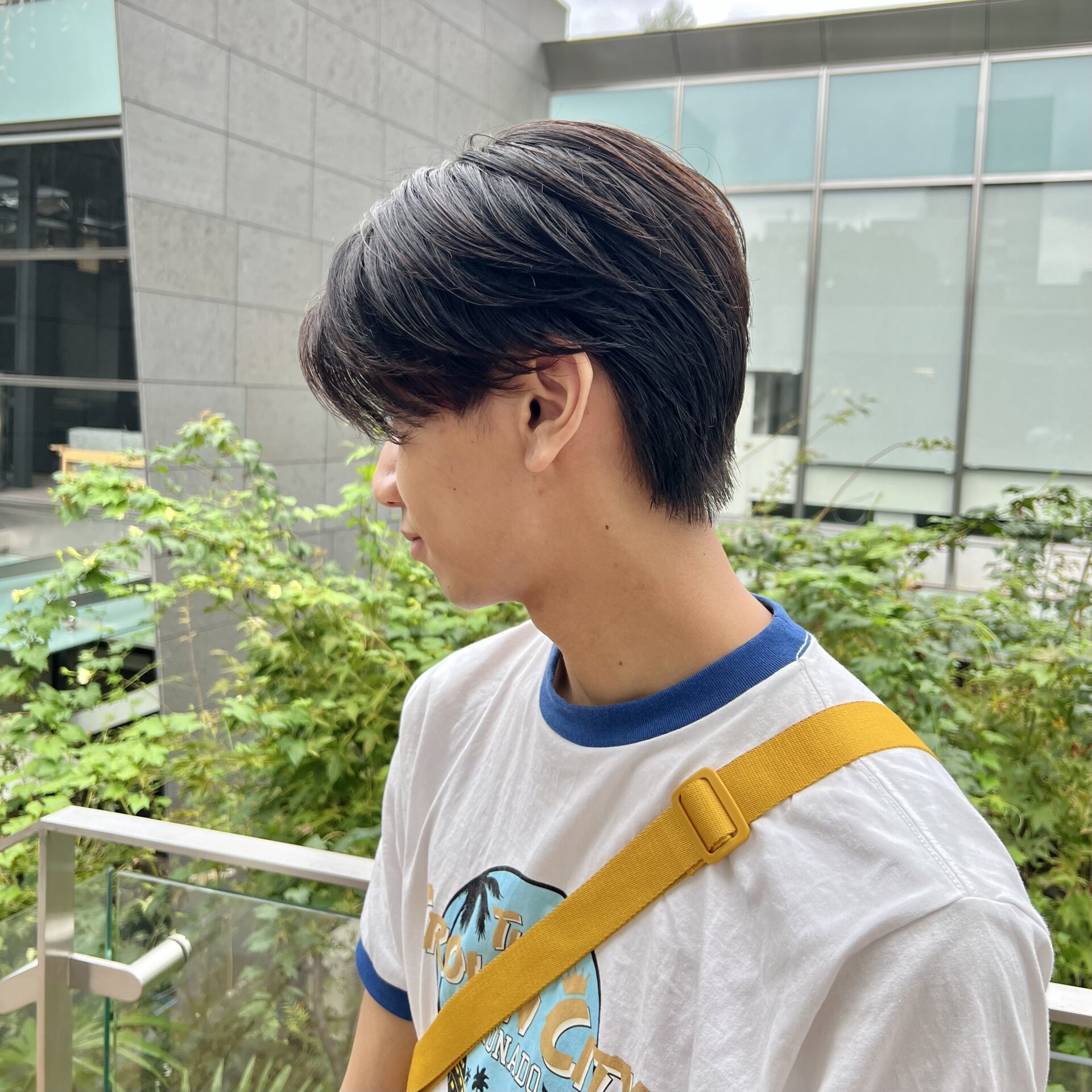 毛流れセンターパート