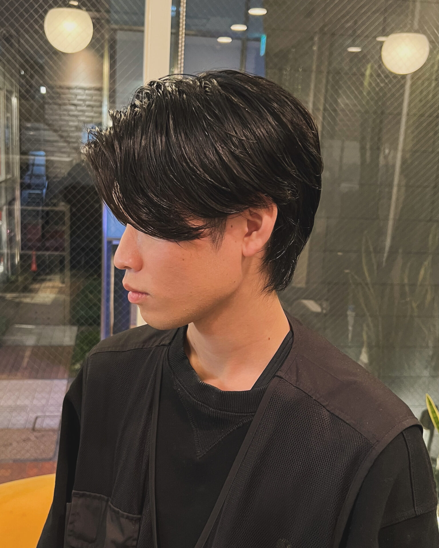 サイドパートカルマパーマ