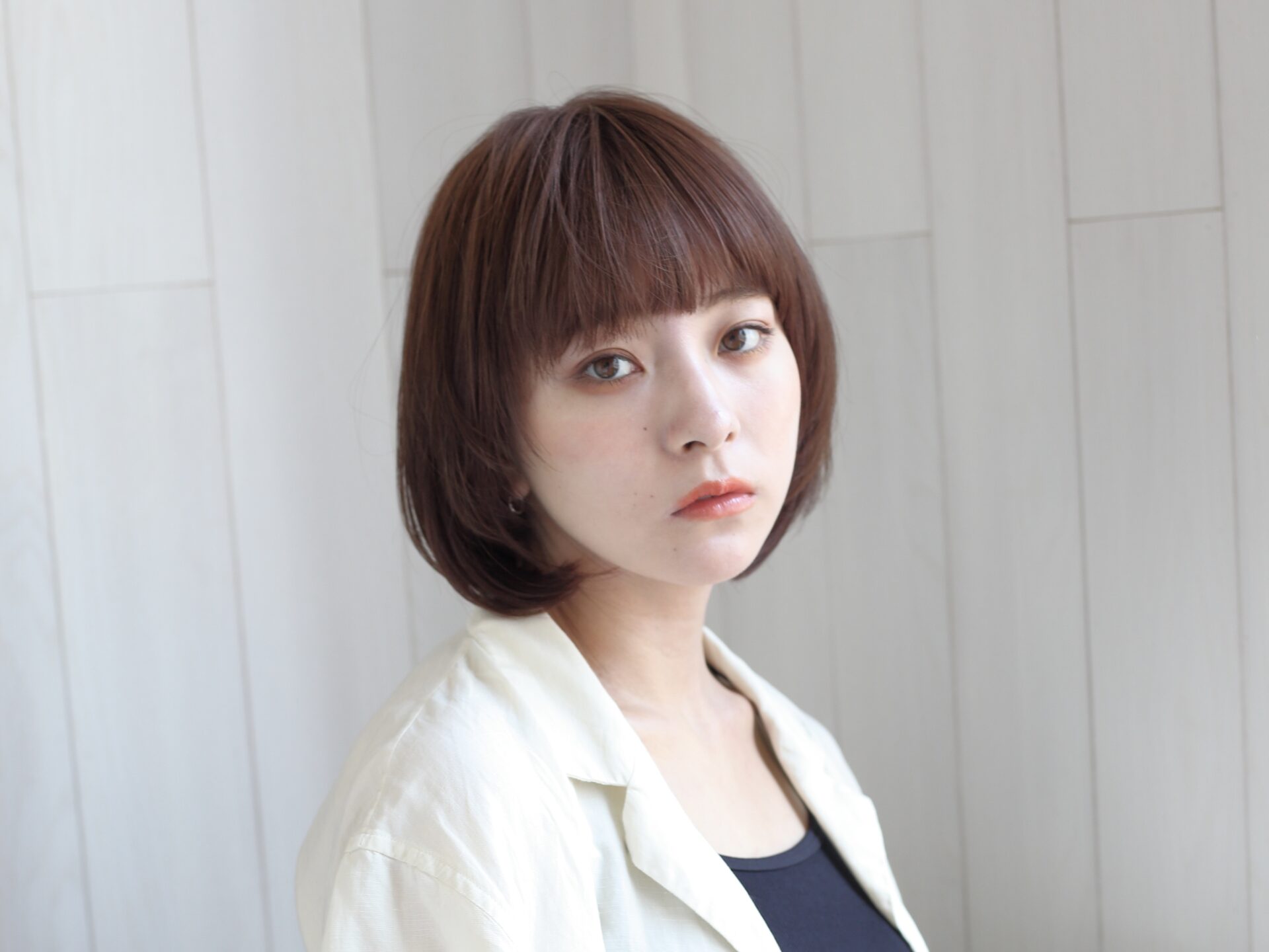 ふんわりレイヤーボブ