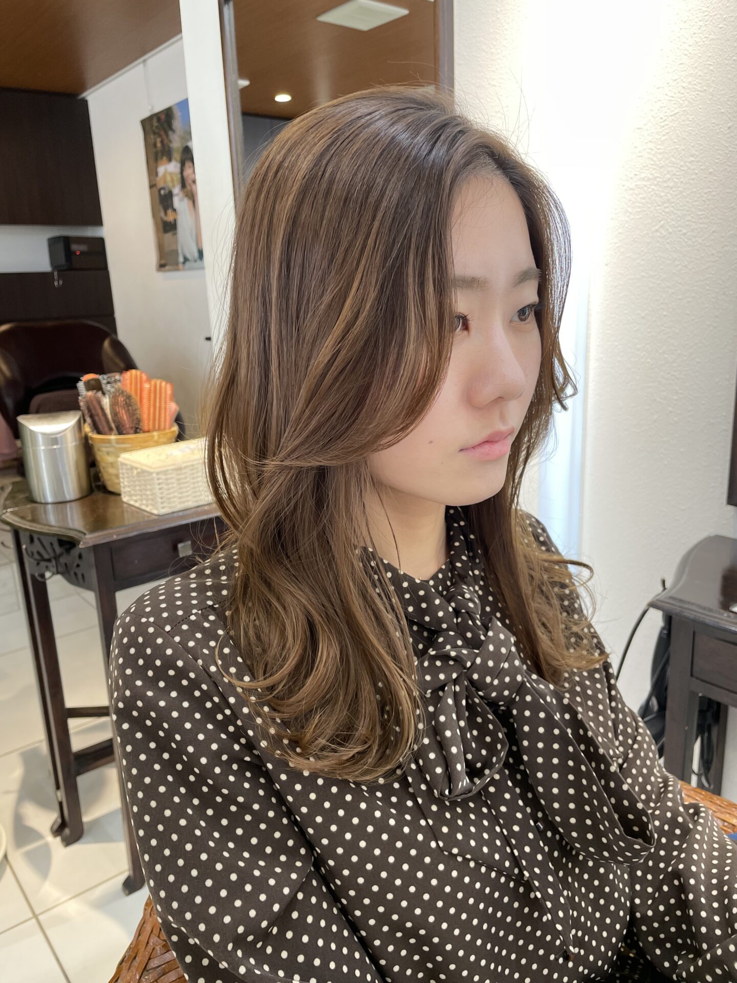 顔まわりレイヤーカット