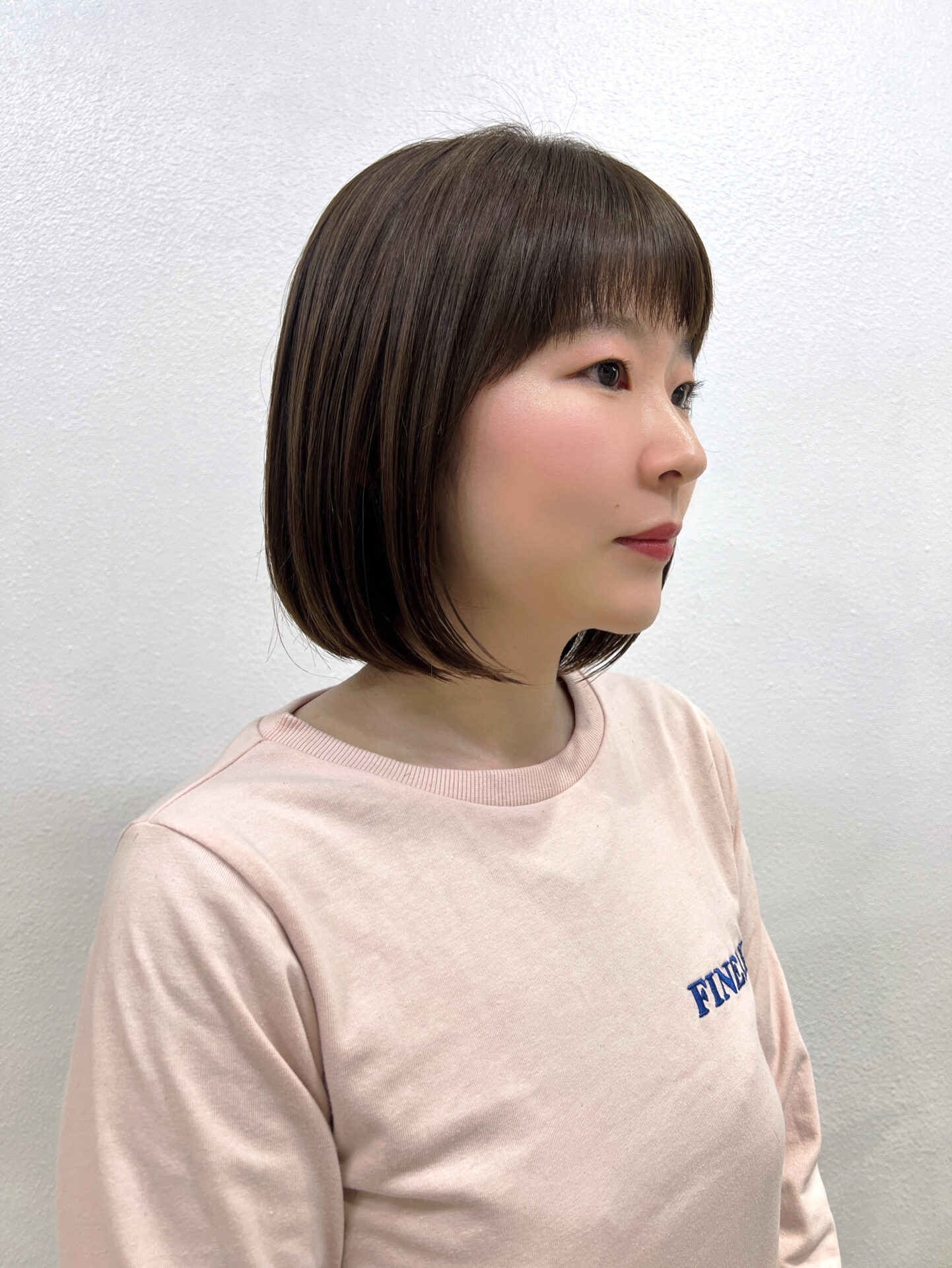 丸すぎないボブ♪