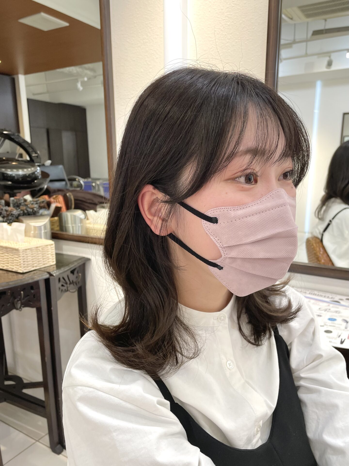 顔まわりカット