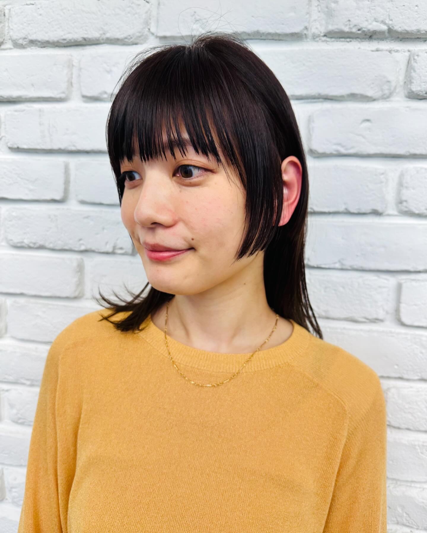 久しぶりに石川瑠璃子ちゃん来店カットカラーしてみたよ😃