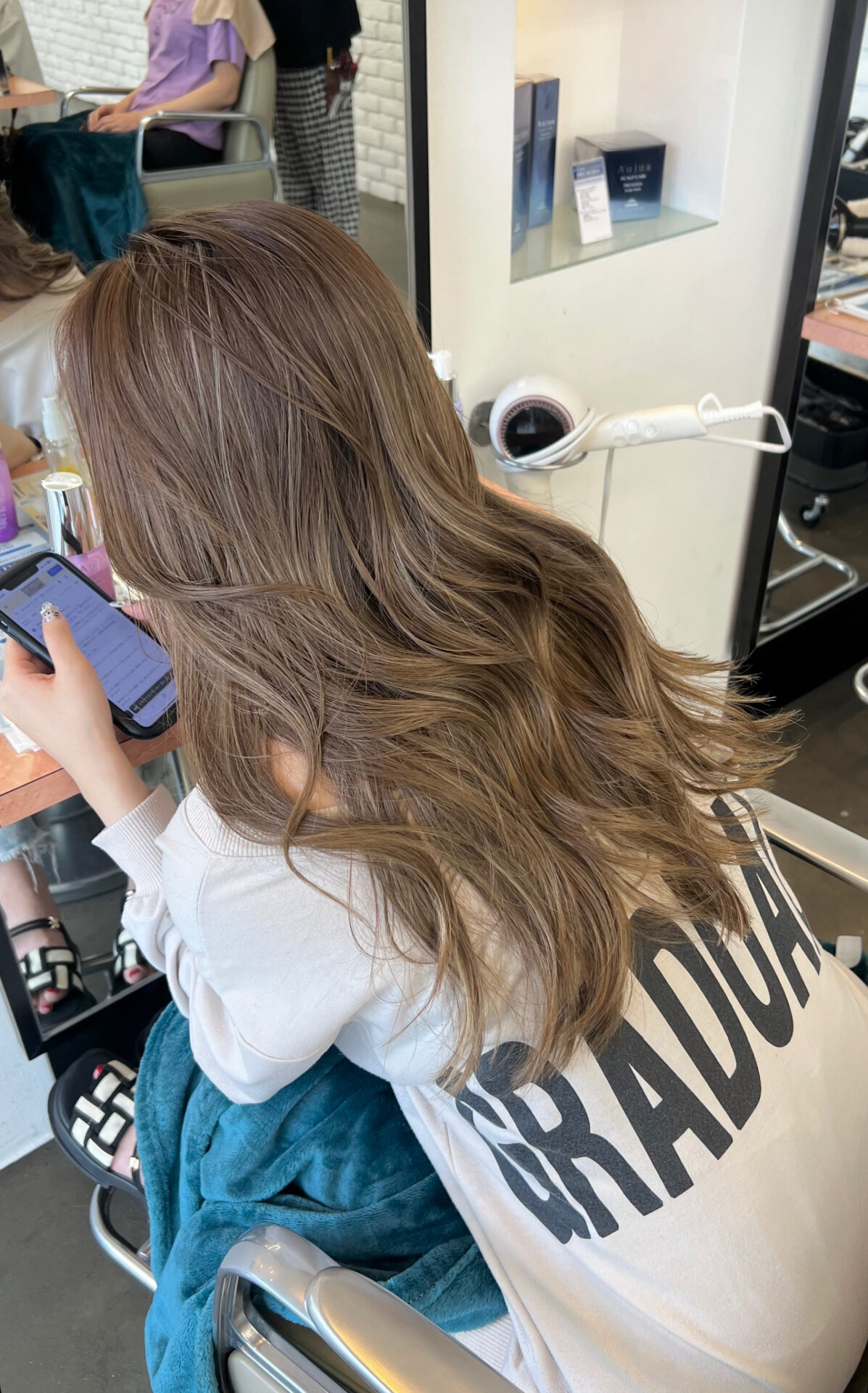 夏はハイライトが可愛い🏝️