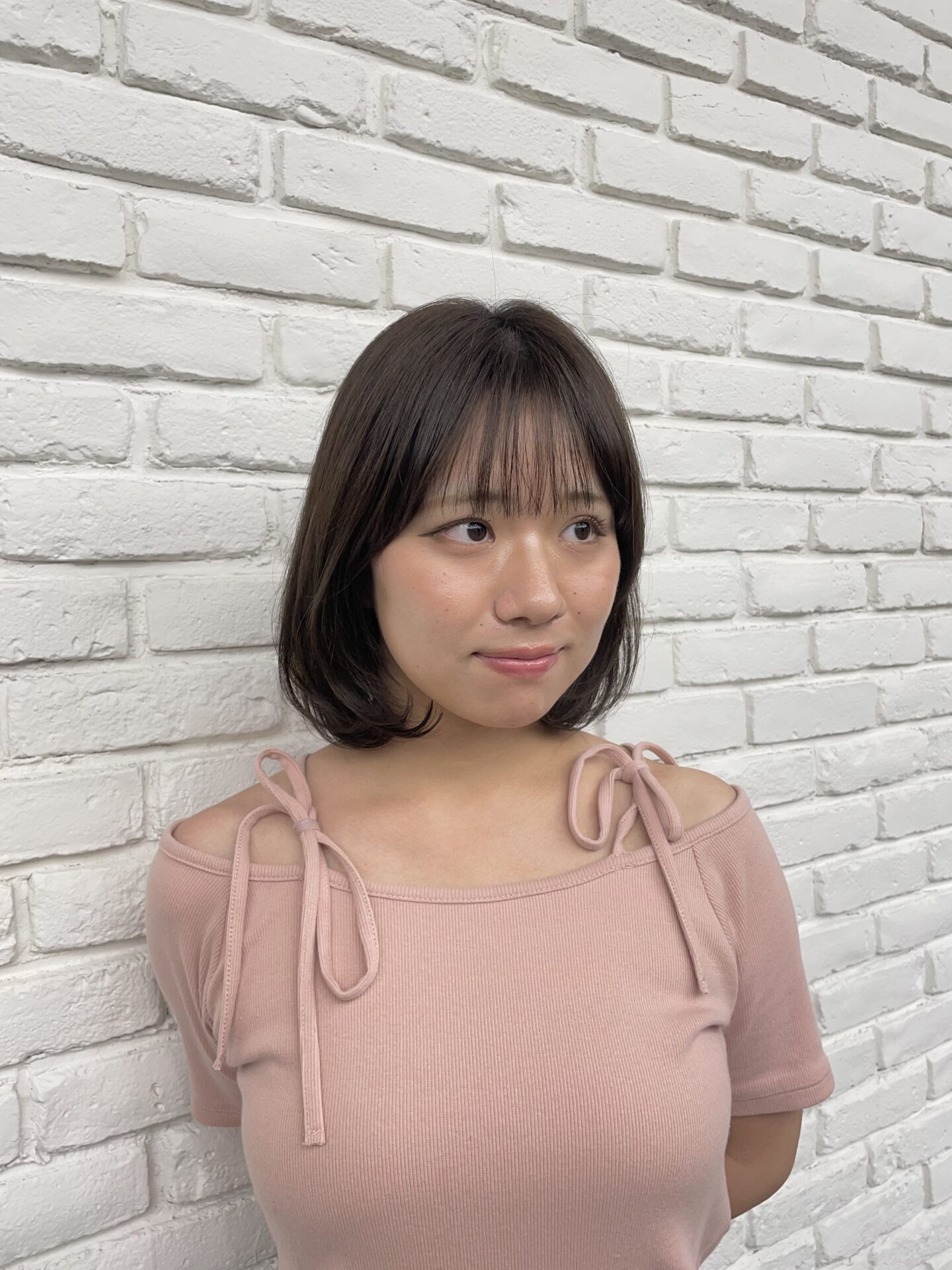 コテで仕上げる丸みボブ♡