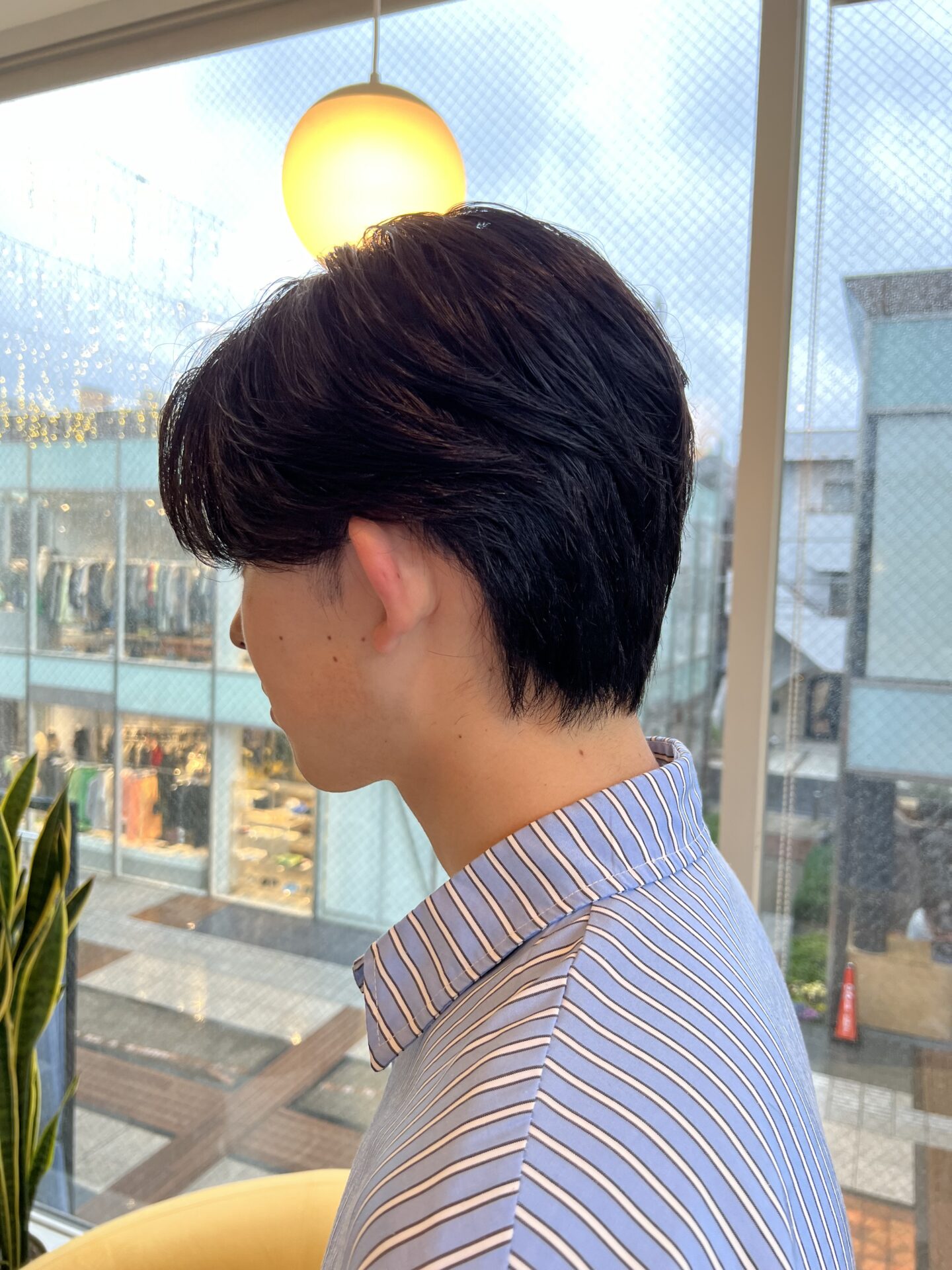 毛流れセンターパート