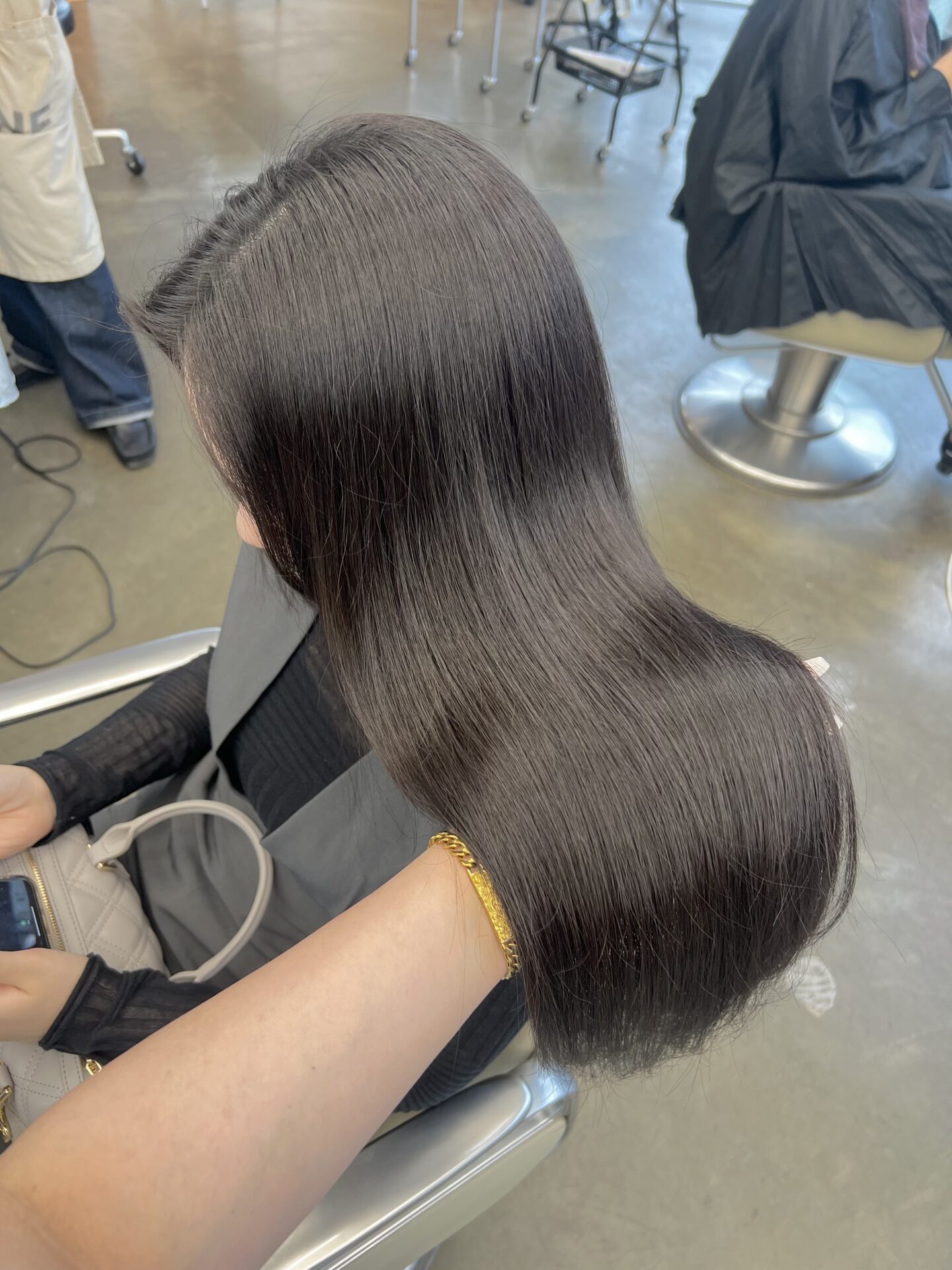 暗髪グレージュ♡