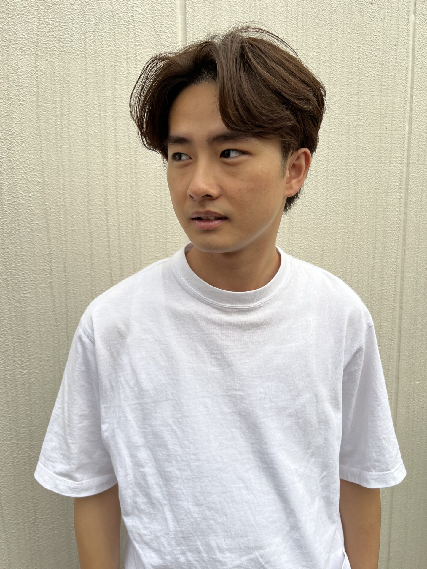 毛流れセンターパート