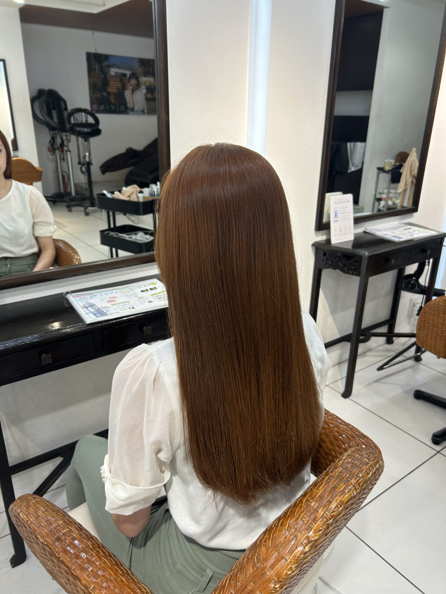 ブリーチなしオレンジカラー🍊