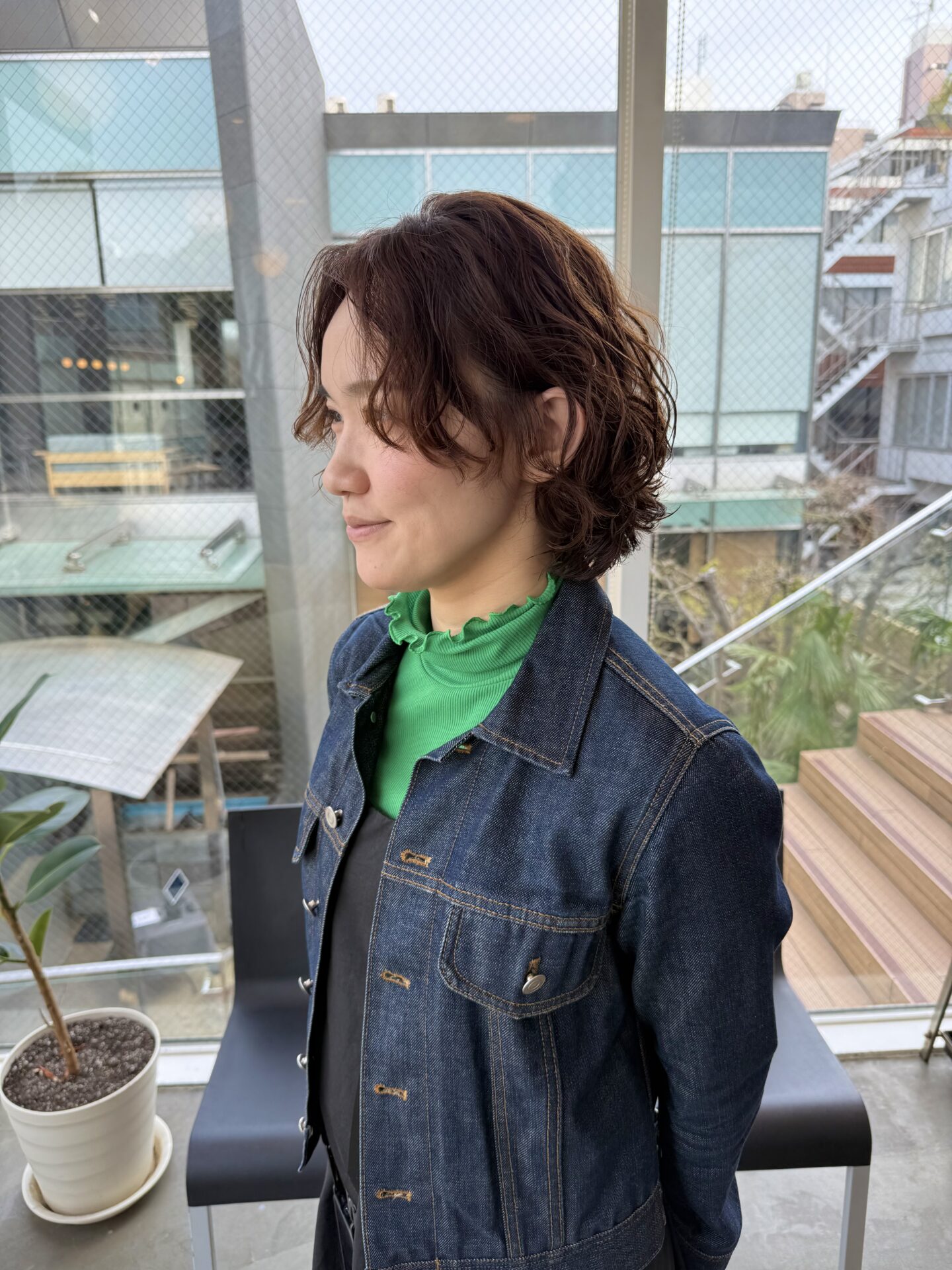 【竹ノ上】動きのある春パーマ