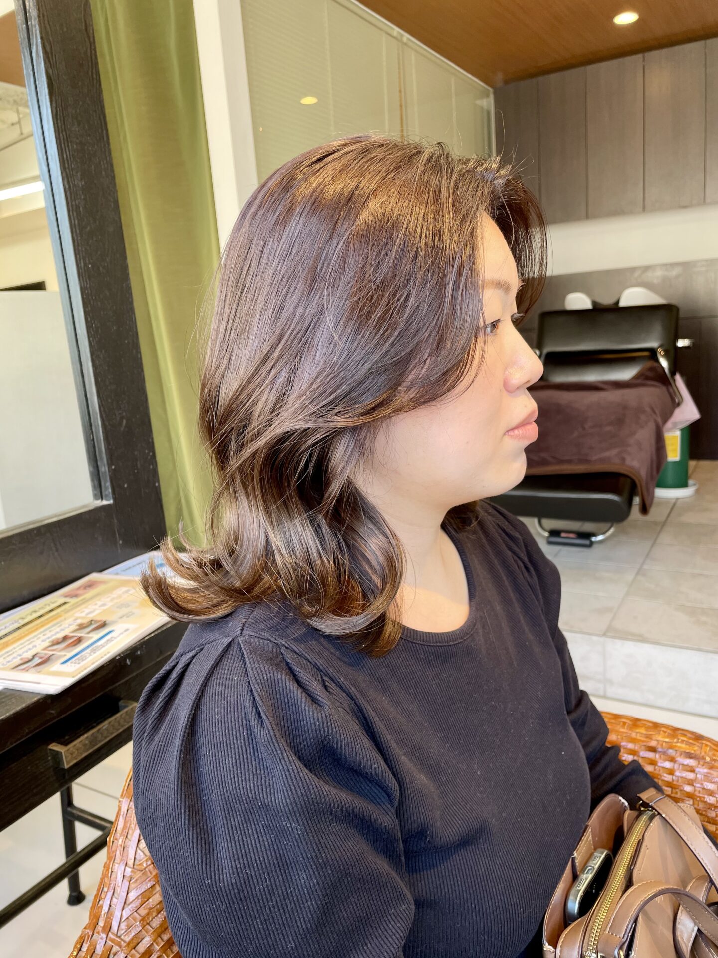 春に向けてラベンダーベージュカラー