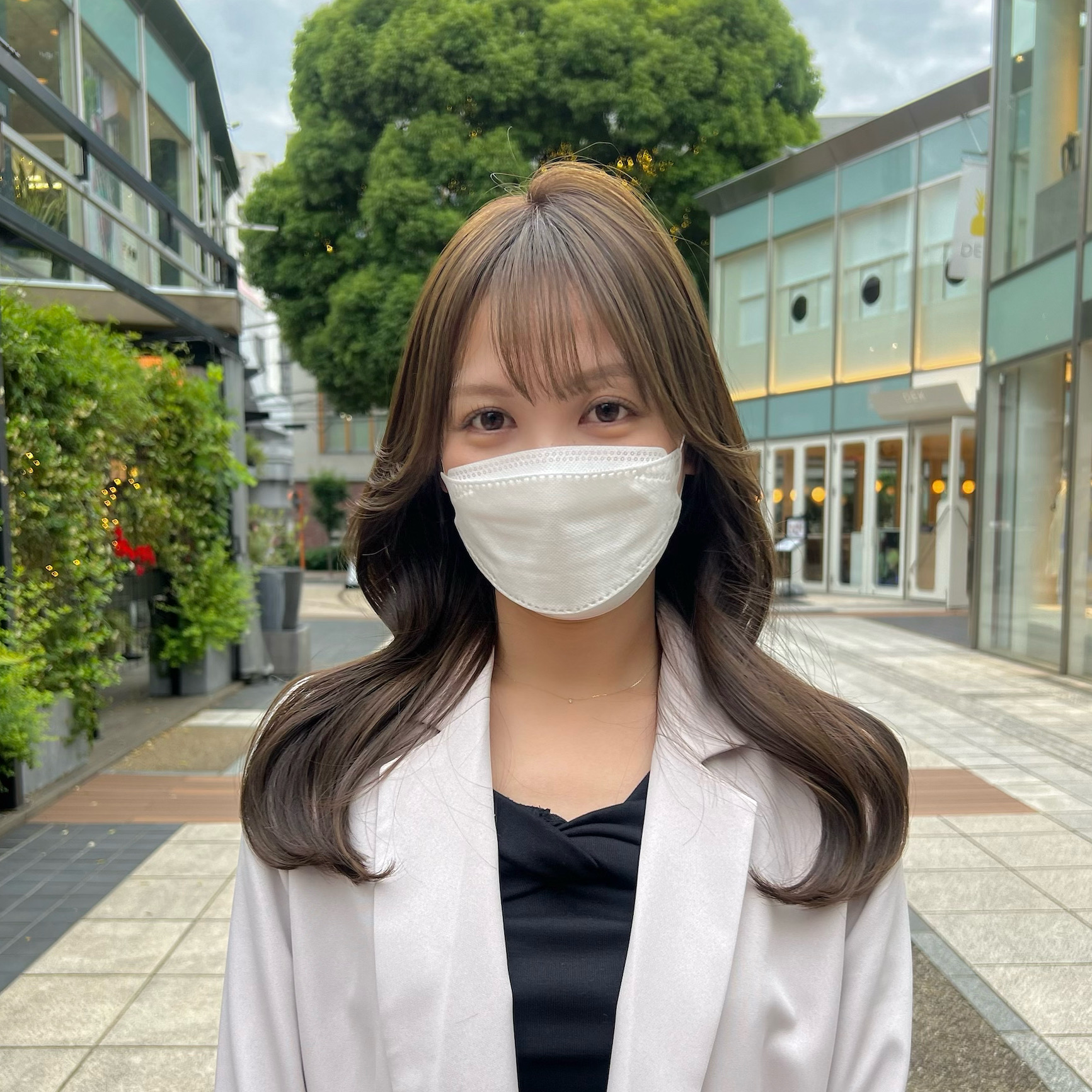 森香澄さんヘア