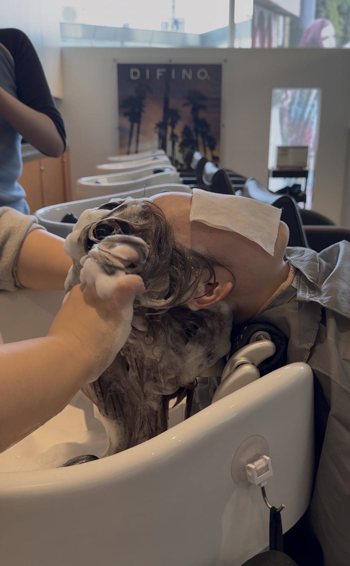 新卒シャンプーレッスン