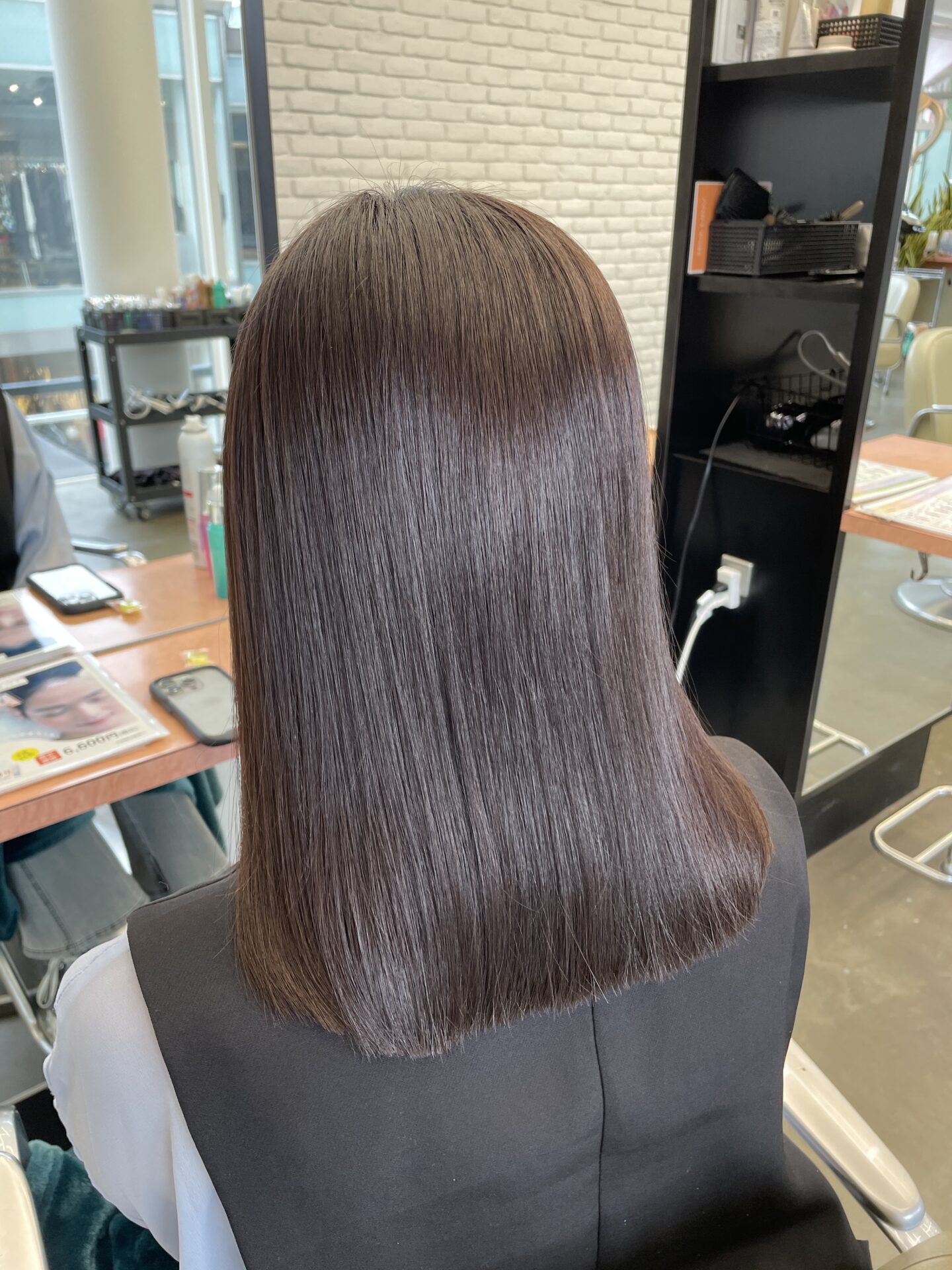 巻ける縮毛矯正×トレンドカラー①