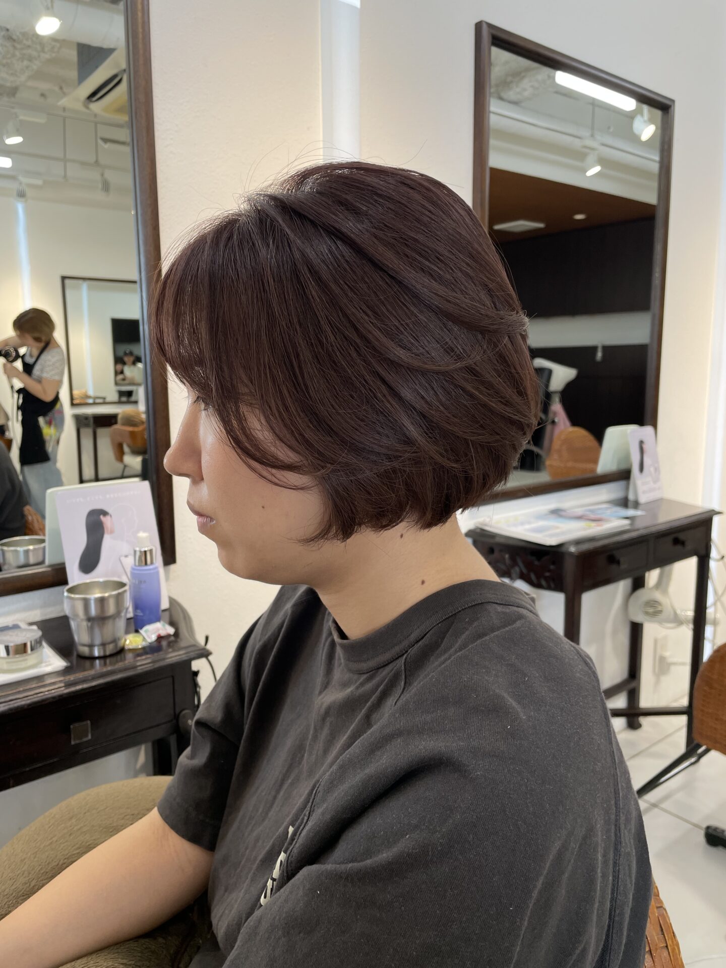 顔まわりに動きをつけてイメチェン！