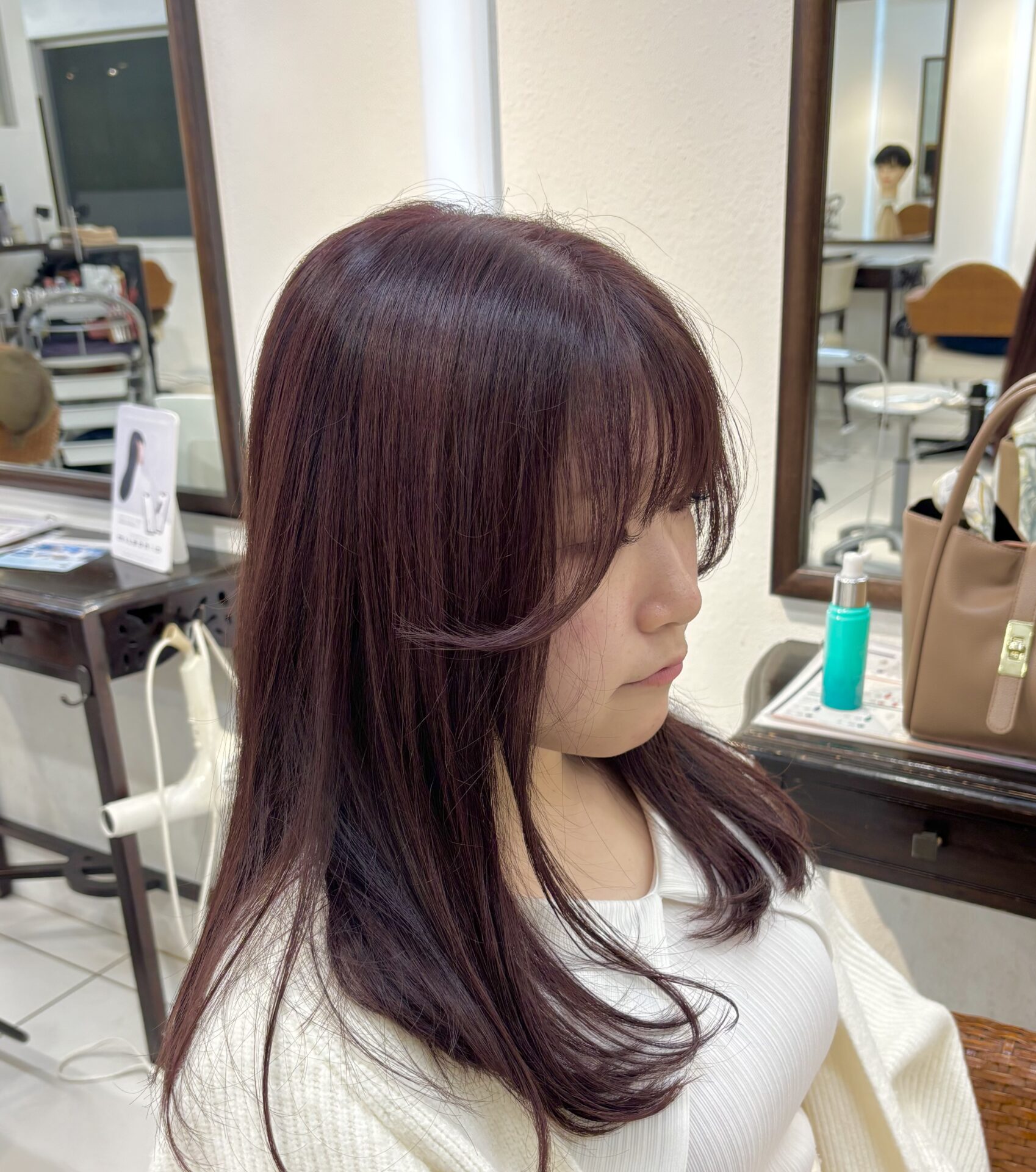 ブリーチなしラベンダー