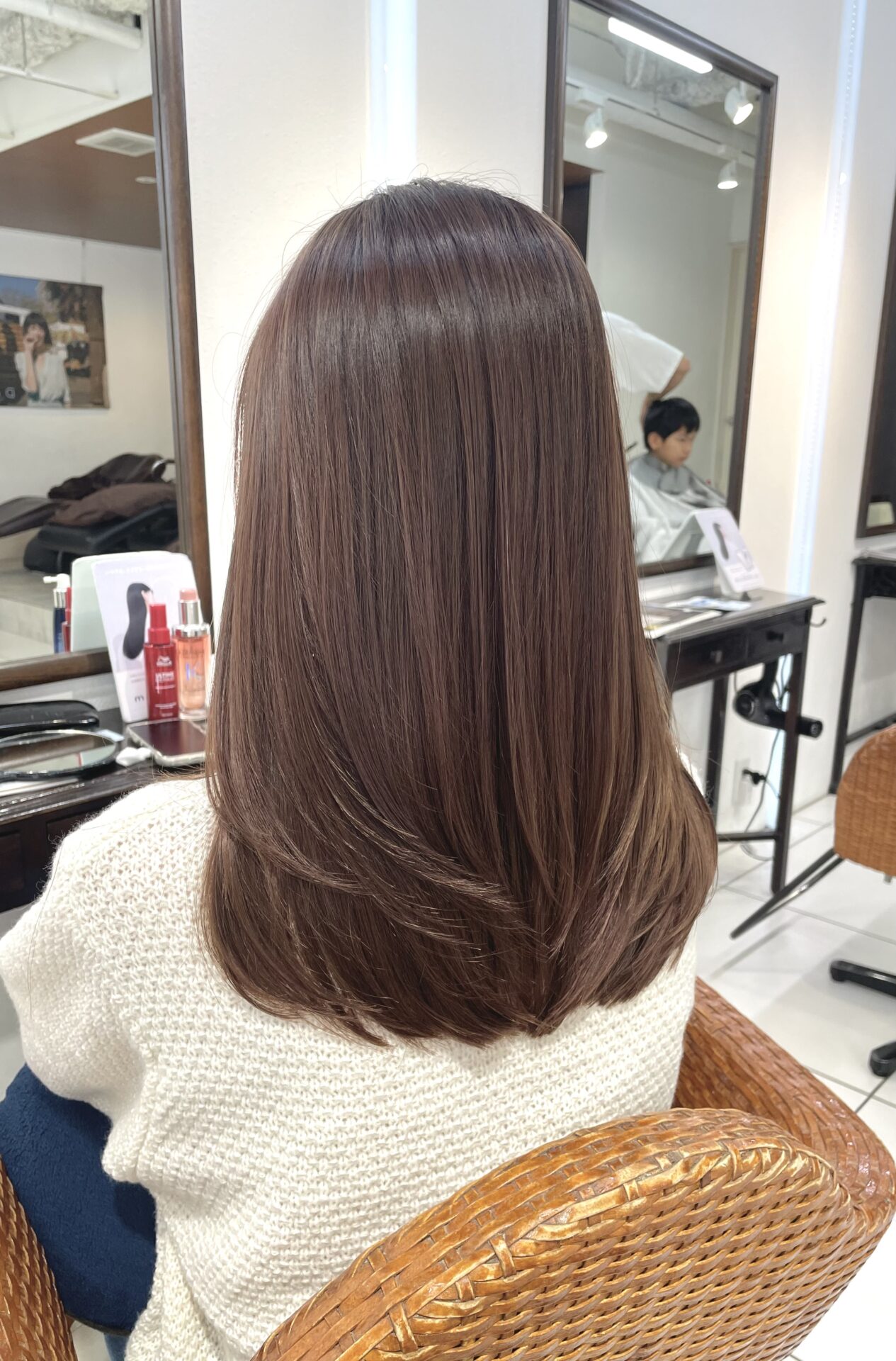 スキバサミを使わないカット