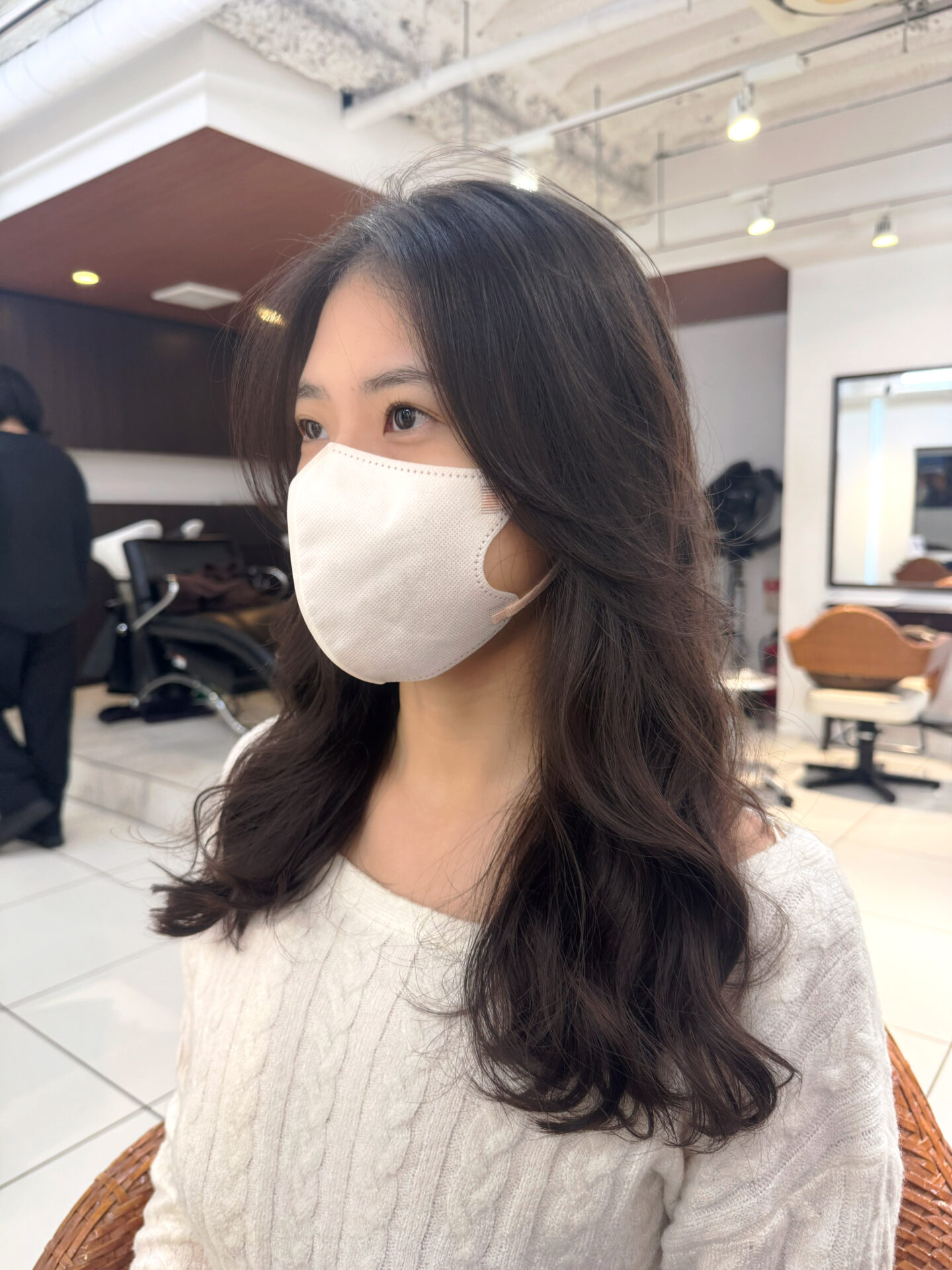 【DIFINO稲田】コテ巻き風パーマ♪