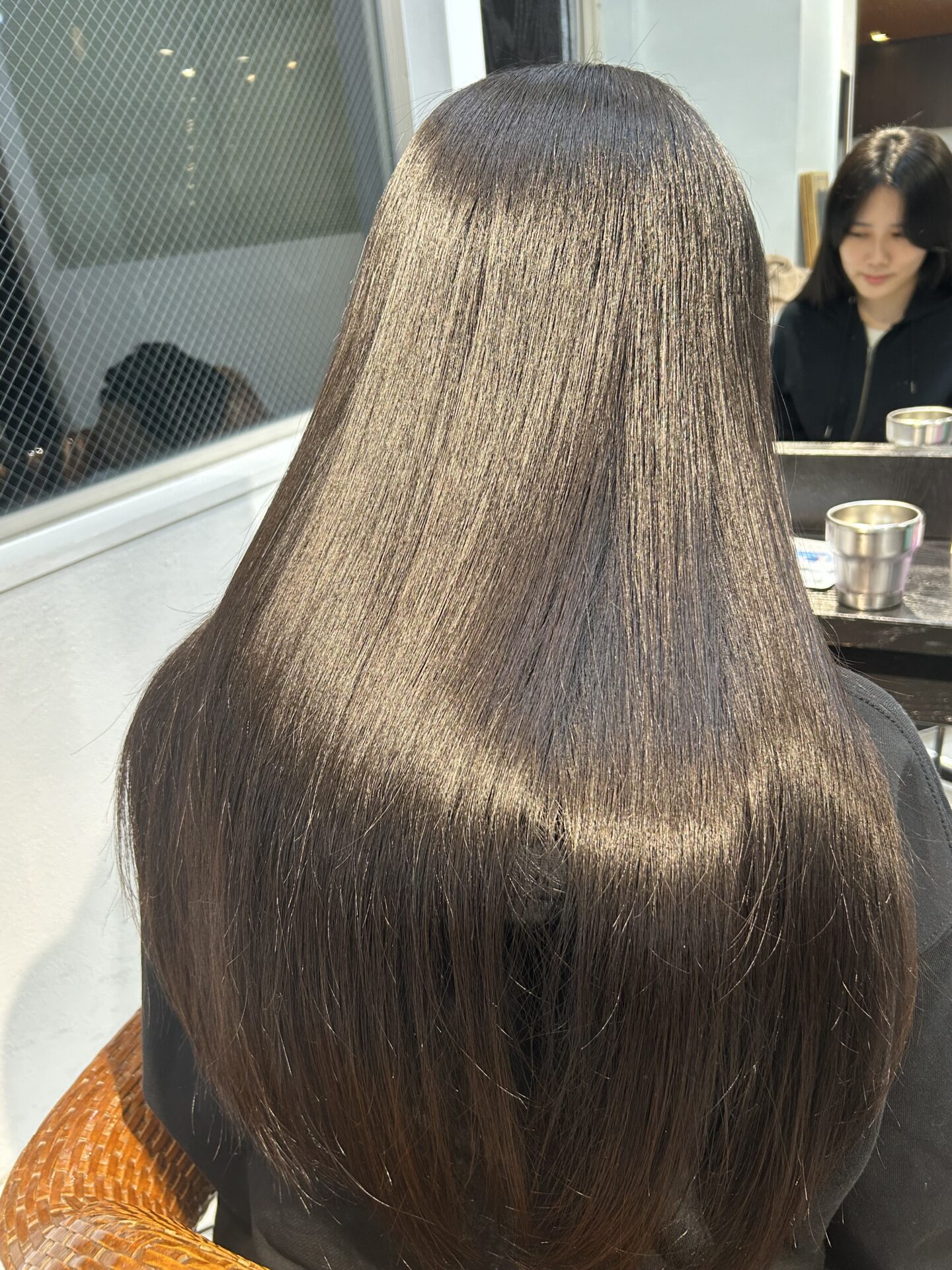髪質改善ストレート！