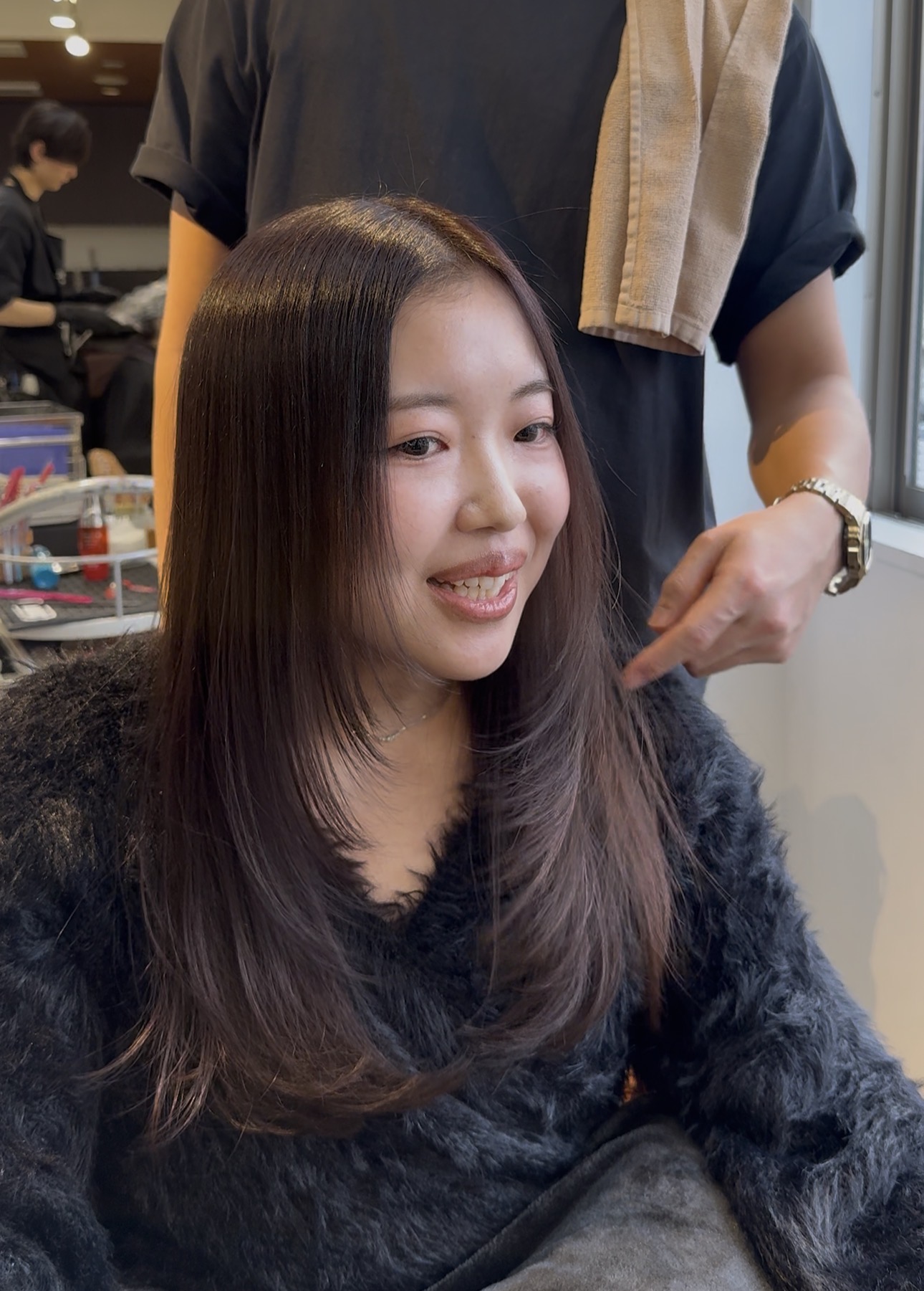 【DIFINO稲田】すきバサミを使わないレイヤーヘア♪