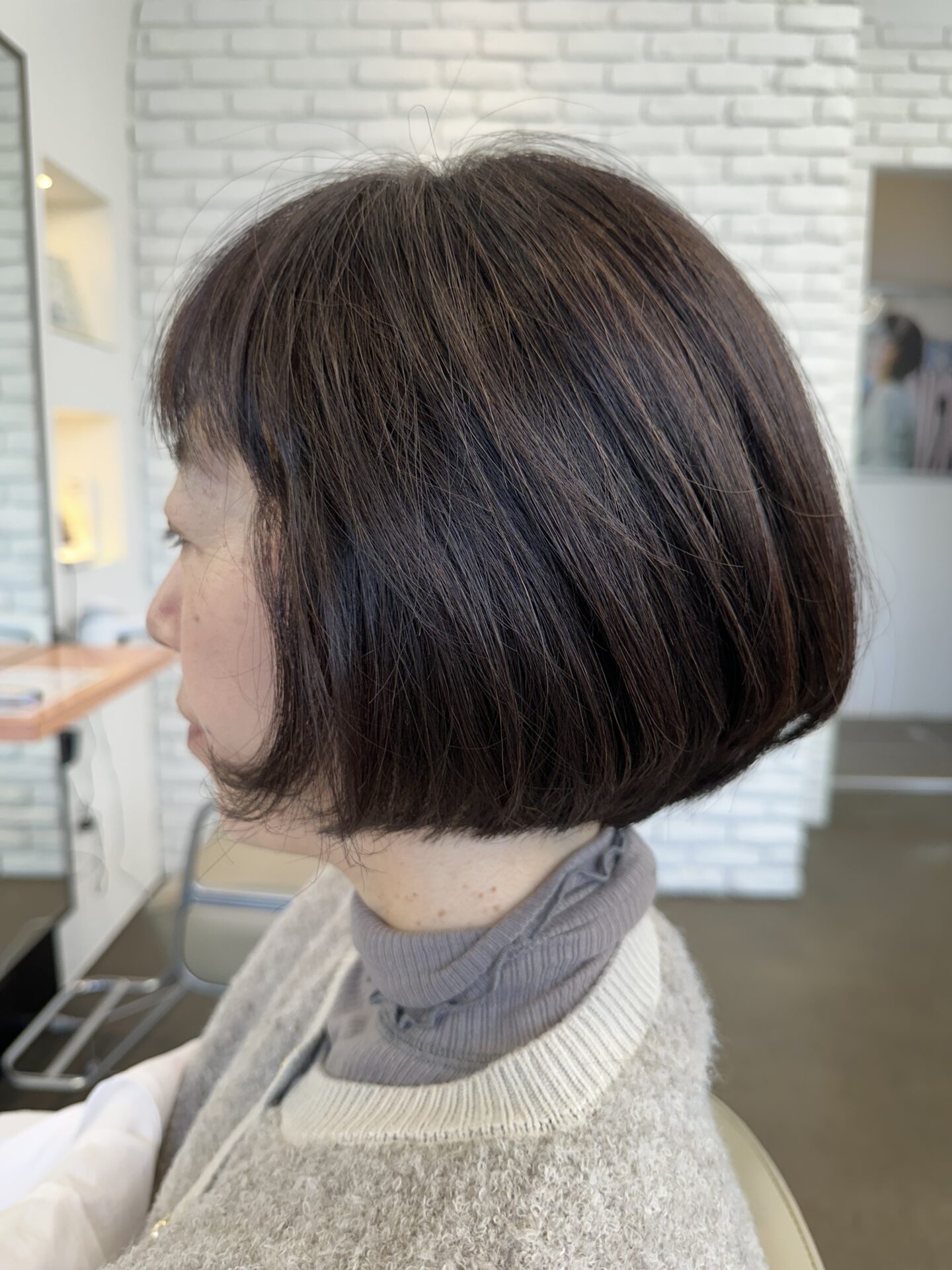 ボブ、ボブ、ボブ髪質で変わるのよ