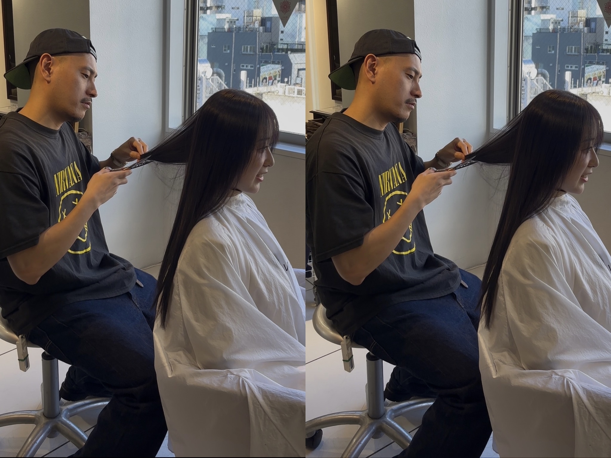 【DIFINO稲田】すきバサミを使わないカット♪