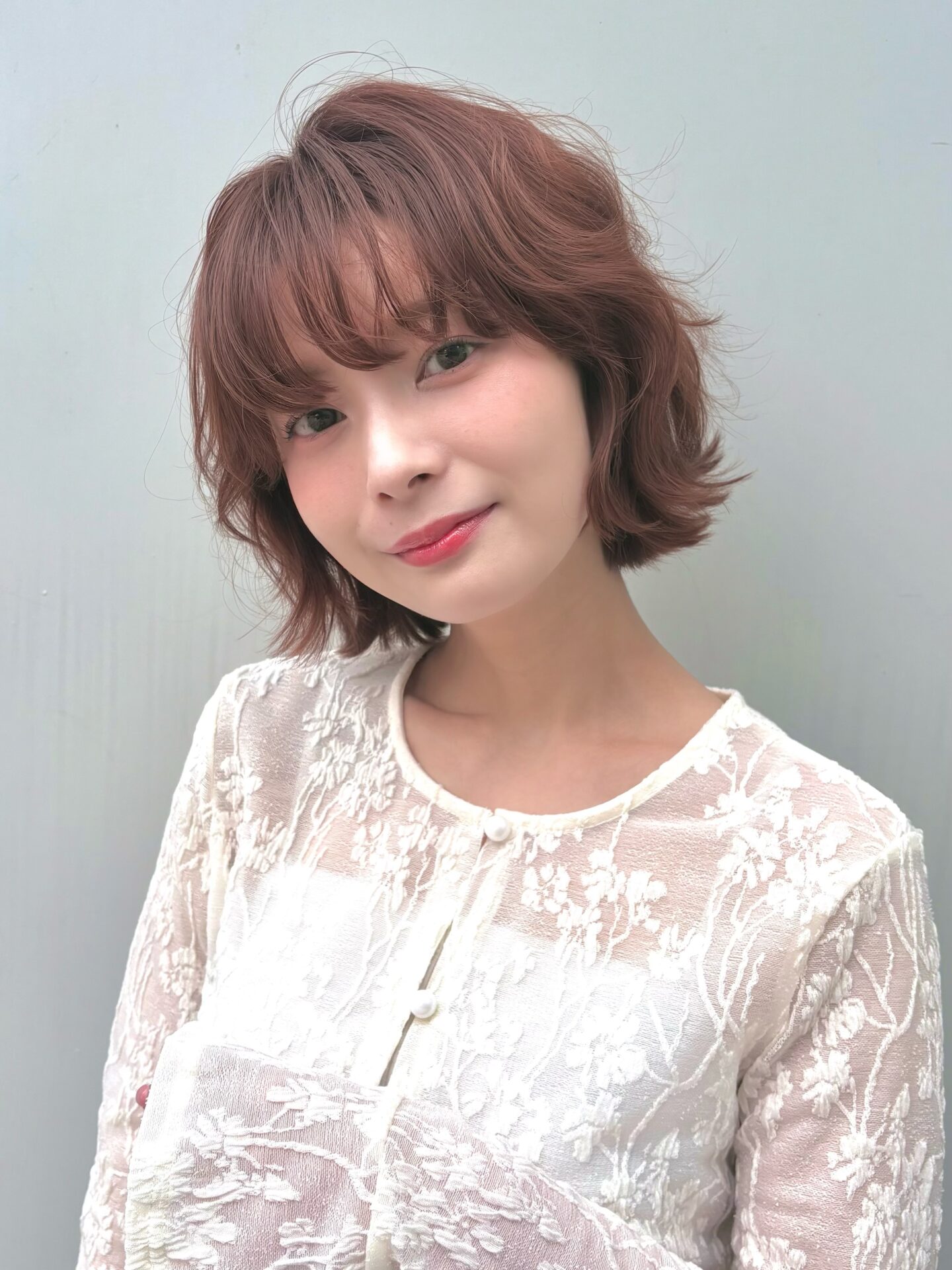 レイヤーボブ×ニュアンスパーマ