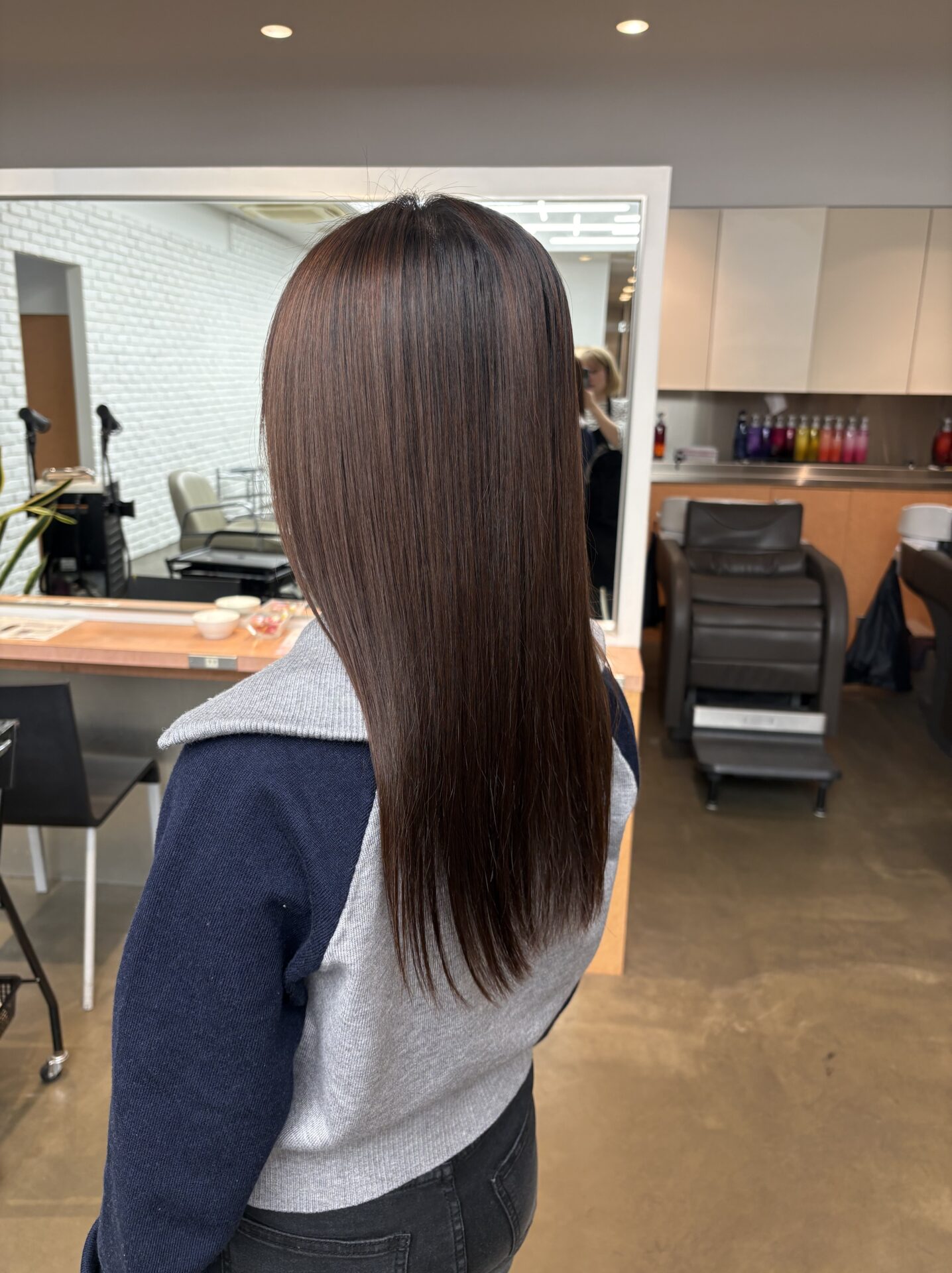 ストレートパーマ🫧