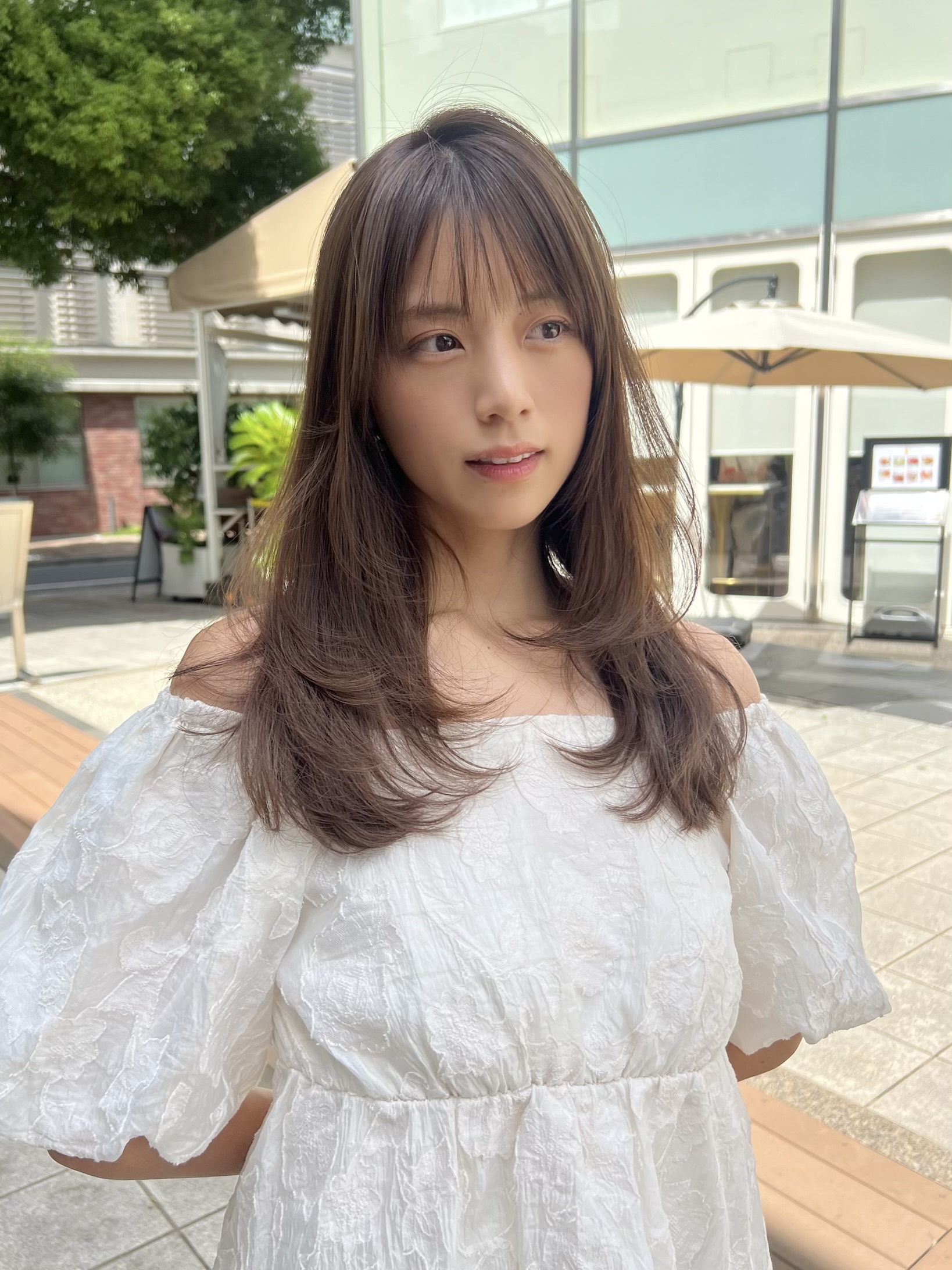 【室井】ワンカールで可愛いロングレイヤー×ベージュ - メイン