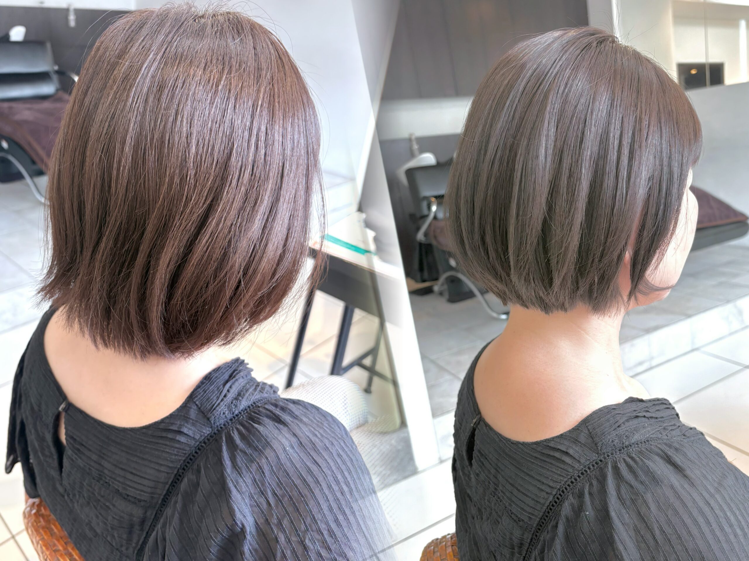 【DIFINO 赤坂 田中】すきバサミで失敗！？２ヵ月後もまとまるボブ