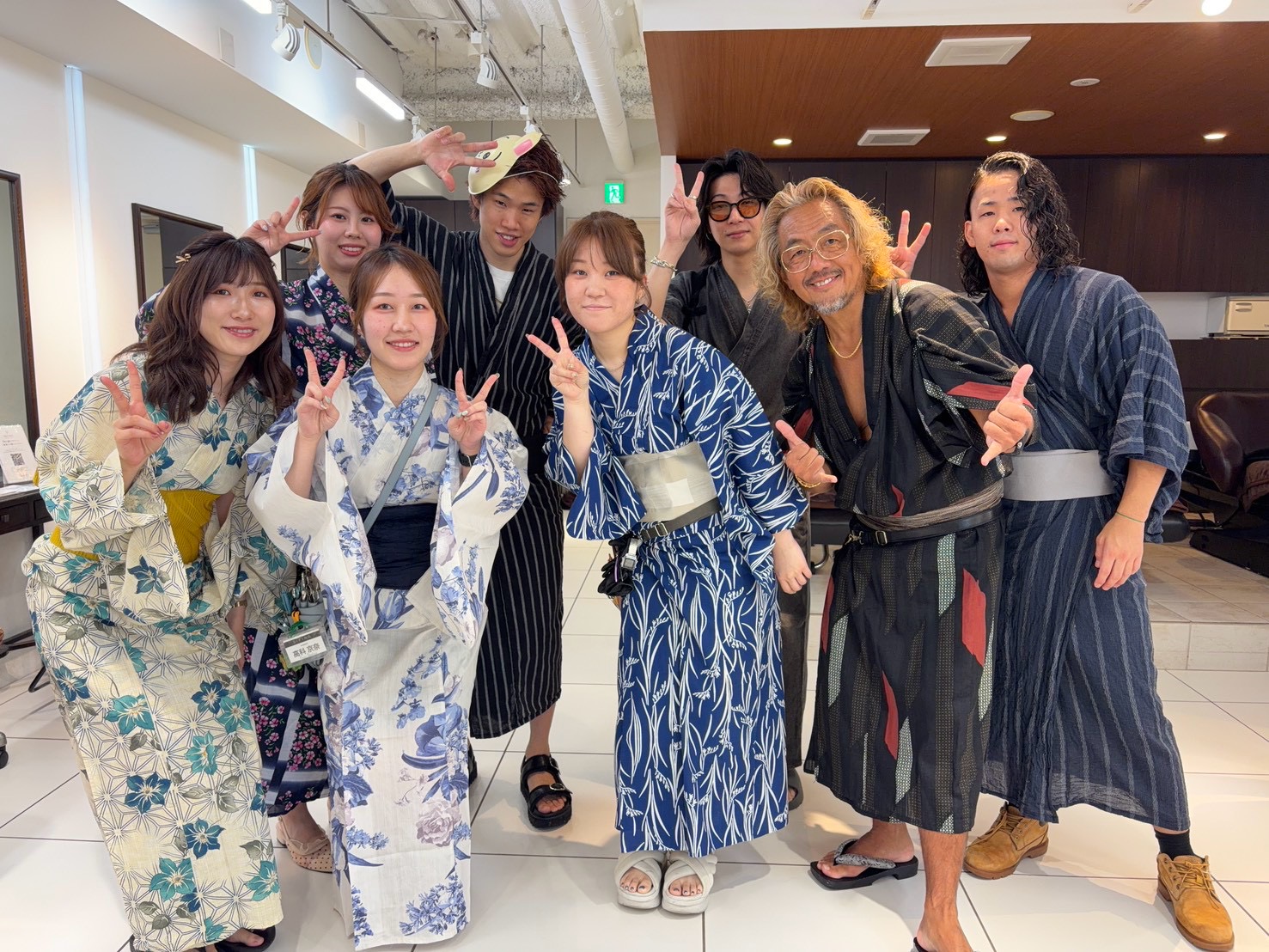 毎年恒例の浴衣営業