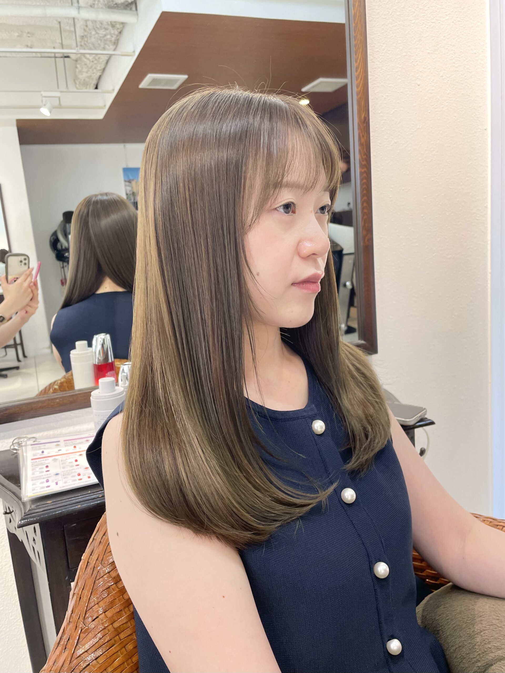 【DIFINO赤坂 重久】どんな人にも似合う♡ツヤ感UPの柔らかベージュカラー