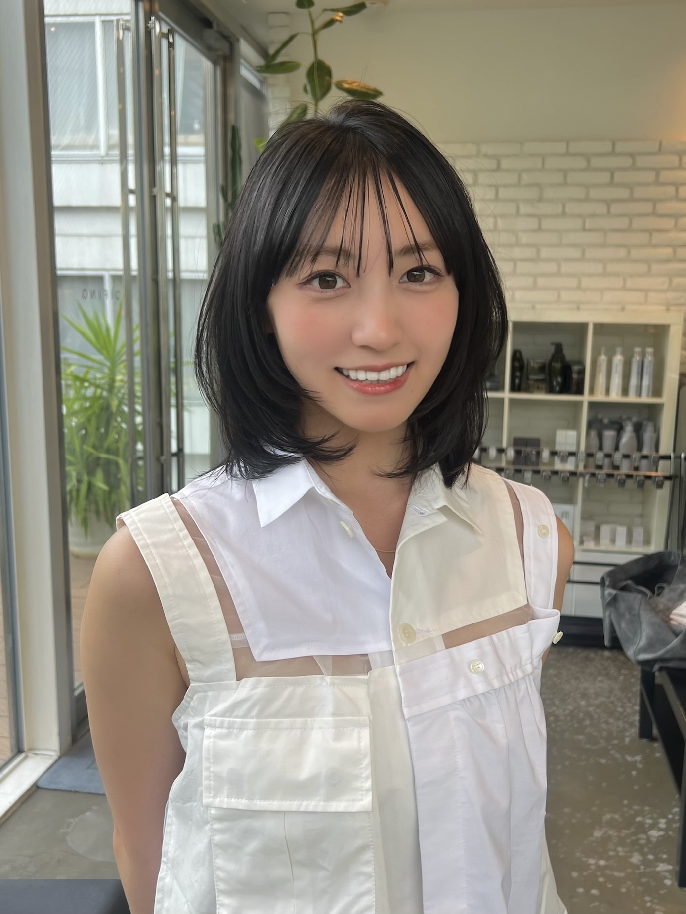 【室井】大人可愛いロブ×レイヤーとシースルーバング