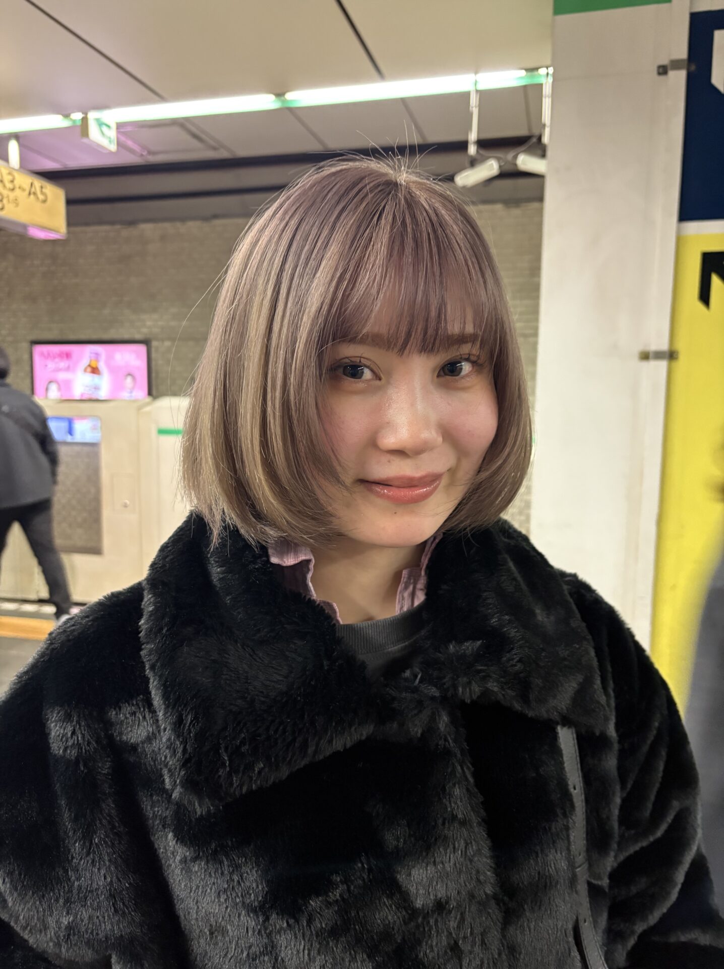 同期カラー✊初ブリーチしました