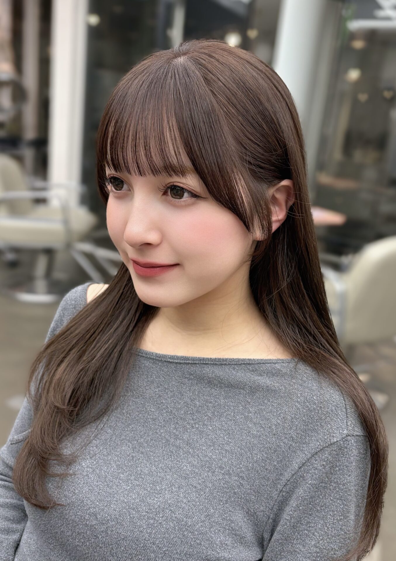 巻ける縮毛矯正と顔周りカット